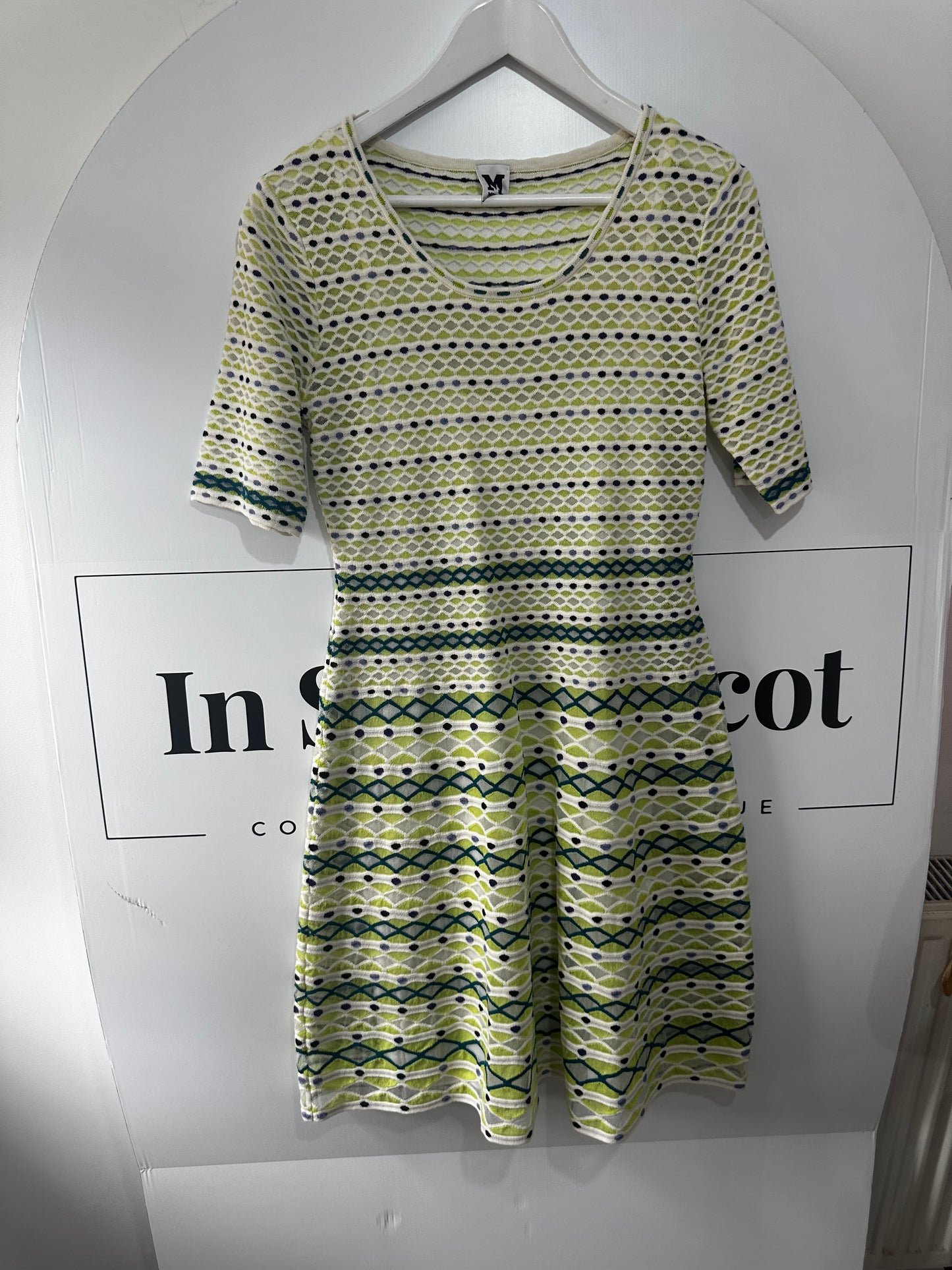Green Missoni Dress, Size Medium
