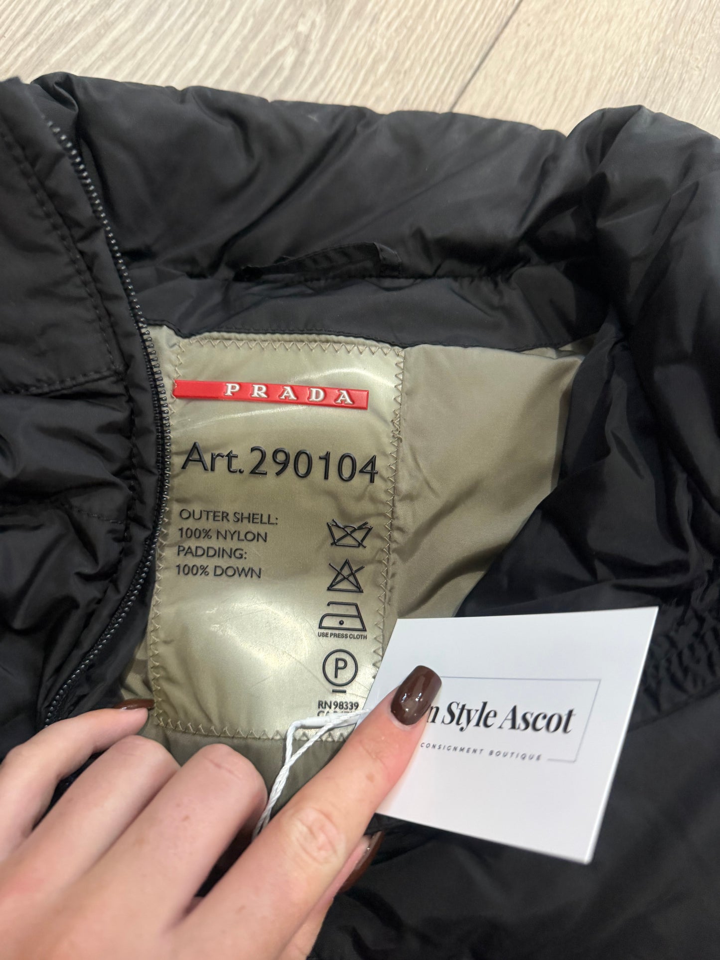 Black Prada Gilet, Small