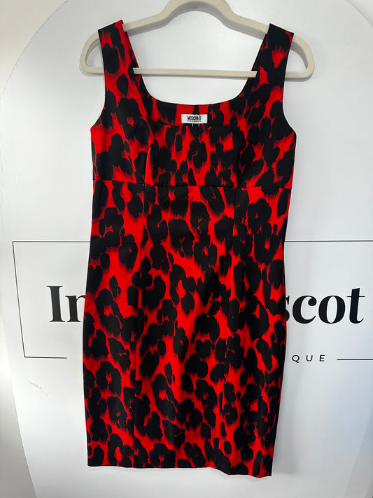 Red & Black Moschino Cheap and Chic Dress, Size 10