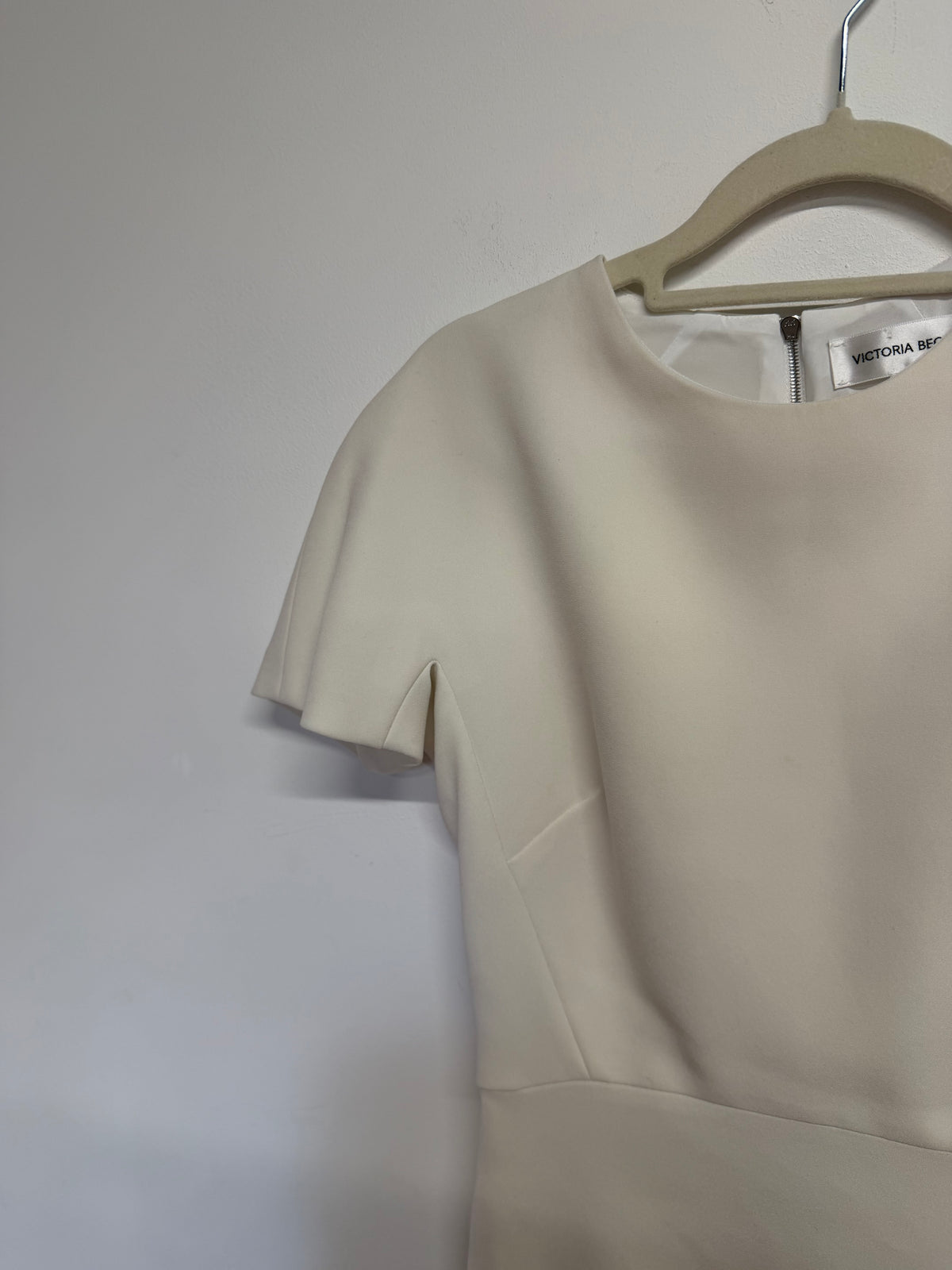 Preloved Victoria Beckham Dress Size 8 White