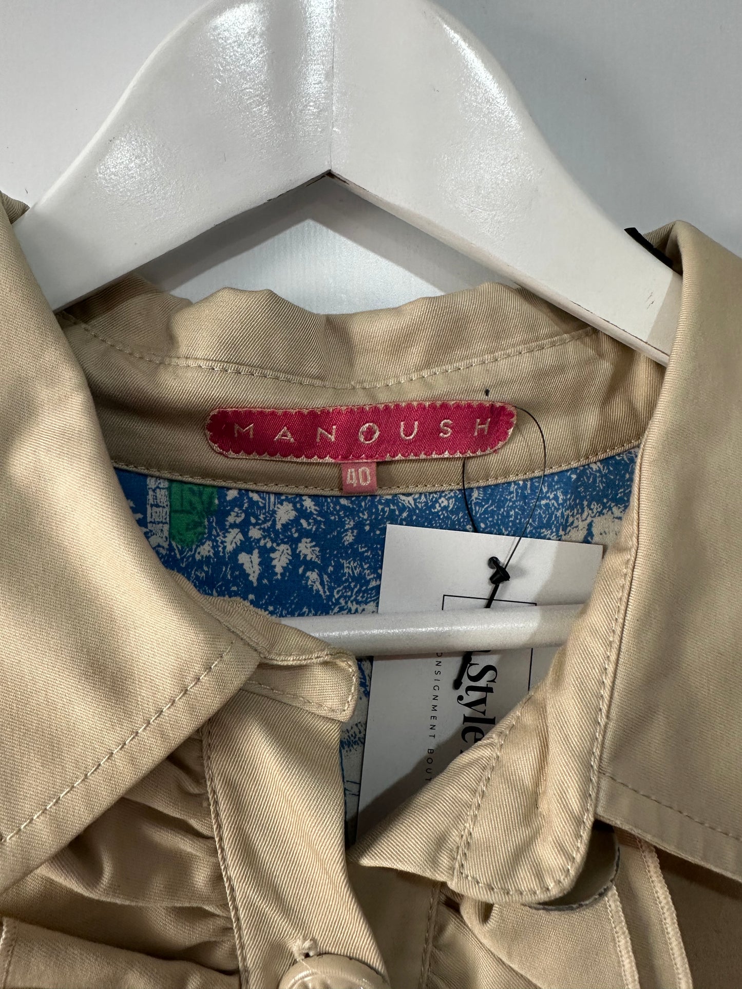 Beige Manoush Mac, Size 12