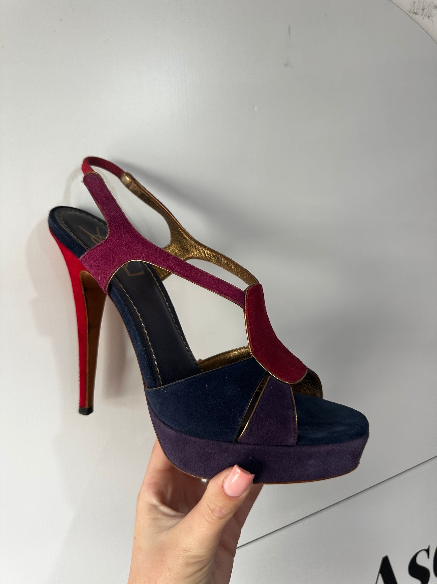 Multi YSL Heels, 6.5