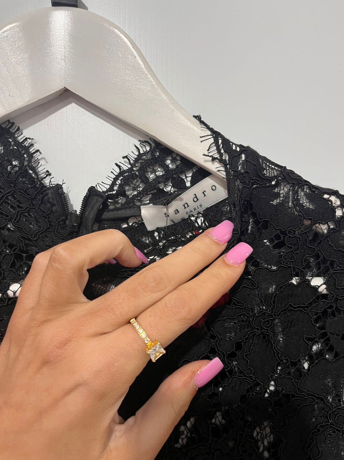 Sandro Black Dress