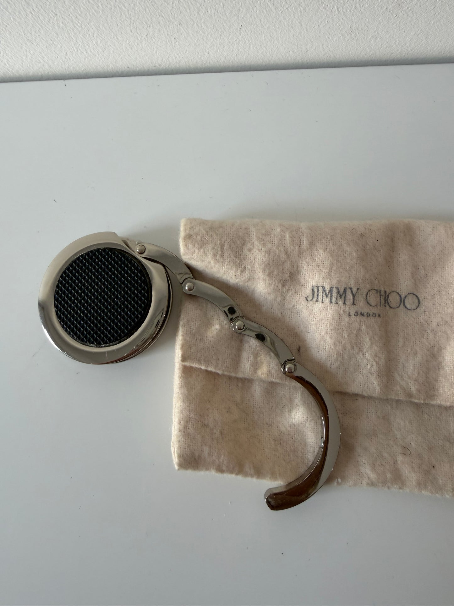 Preloved Silver Hardware Jimmy Choo Handbag Hook