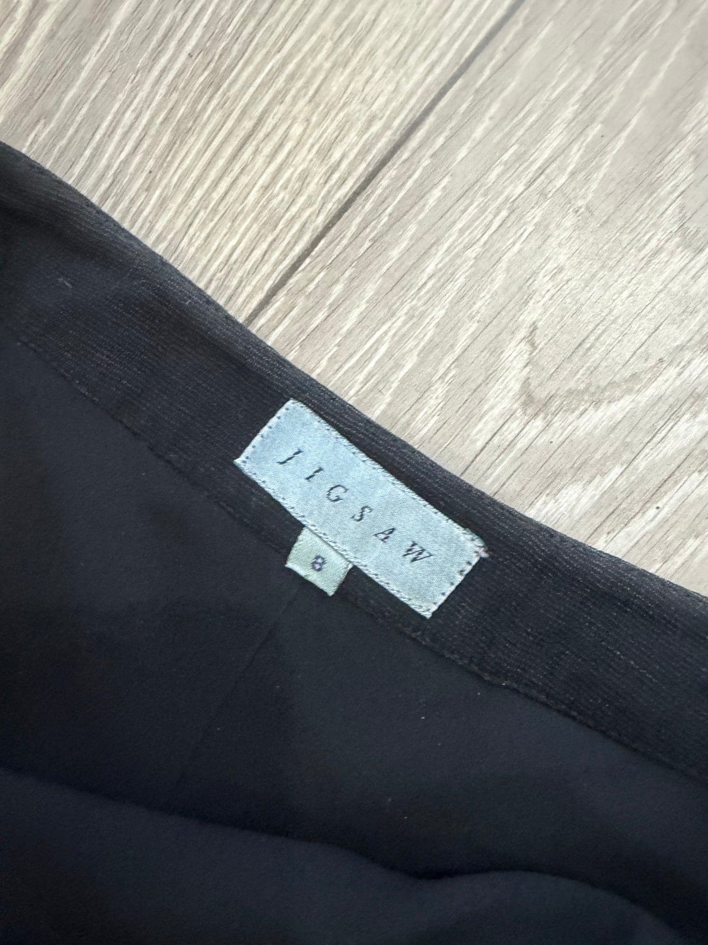 Black Jigsaw Skirt, Size 8