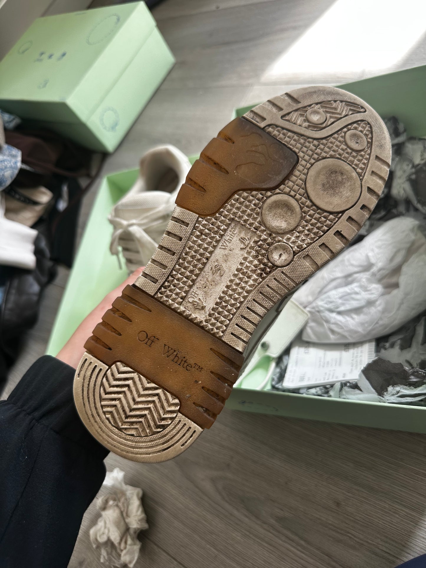 White Off White Trainers, 6