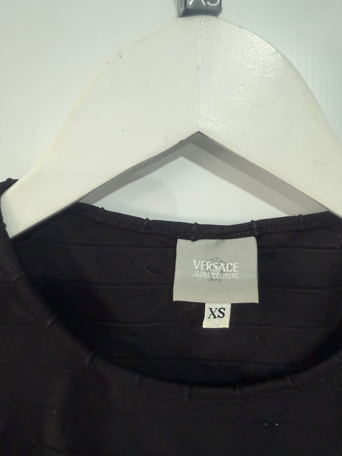 Black Versace Jeans Top, Small