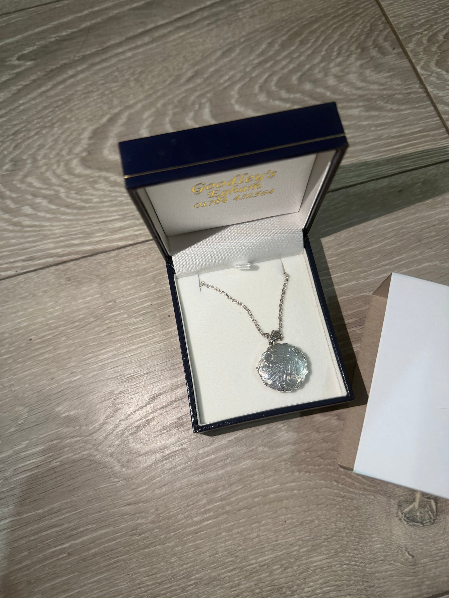 Silver Locket Goodley's Necklace