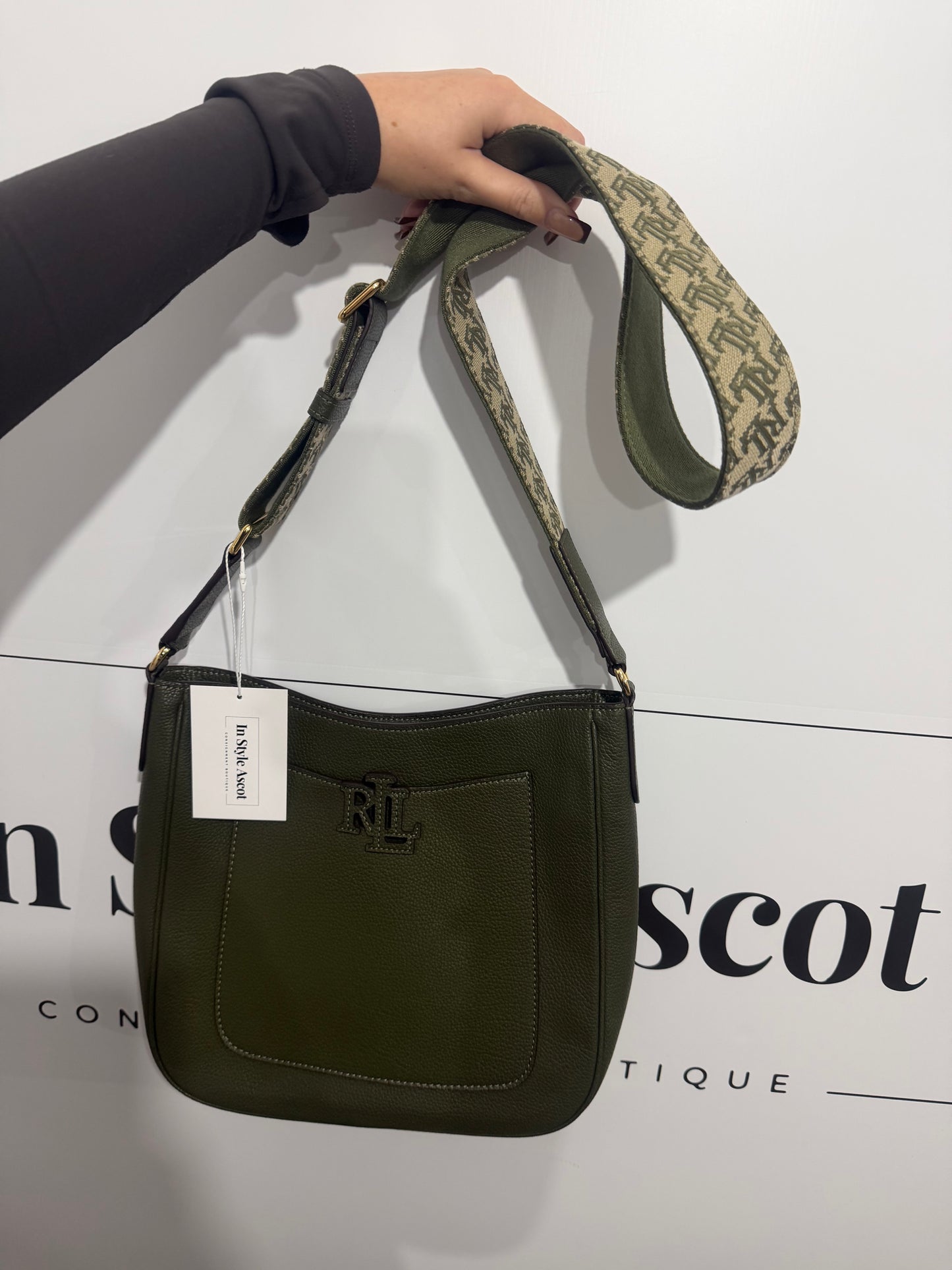 Green Lauren by Ralph Lauren Crossbody Bag
