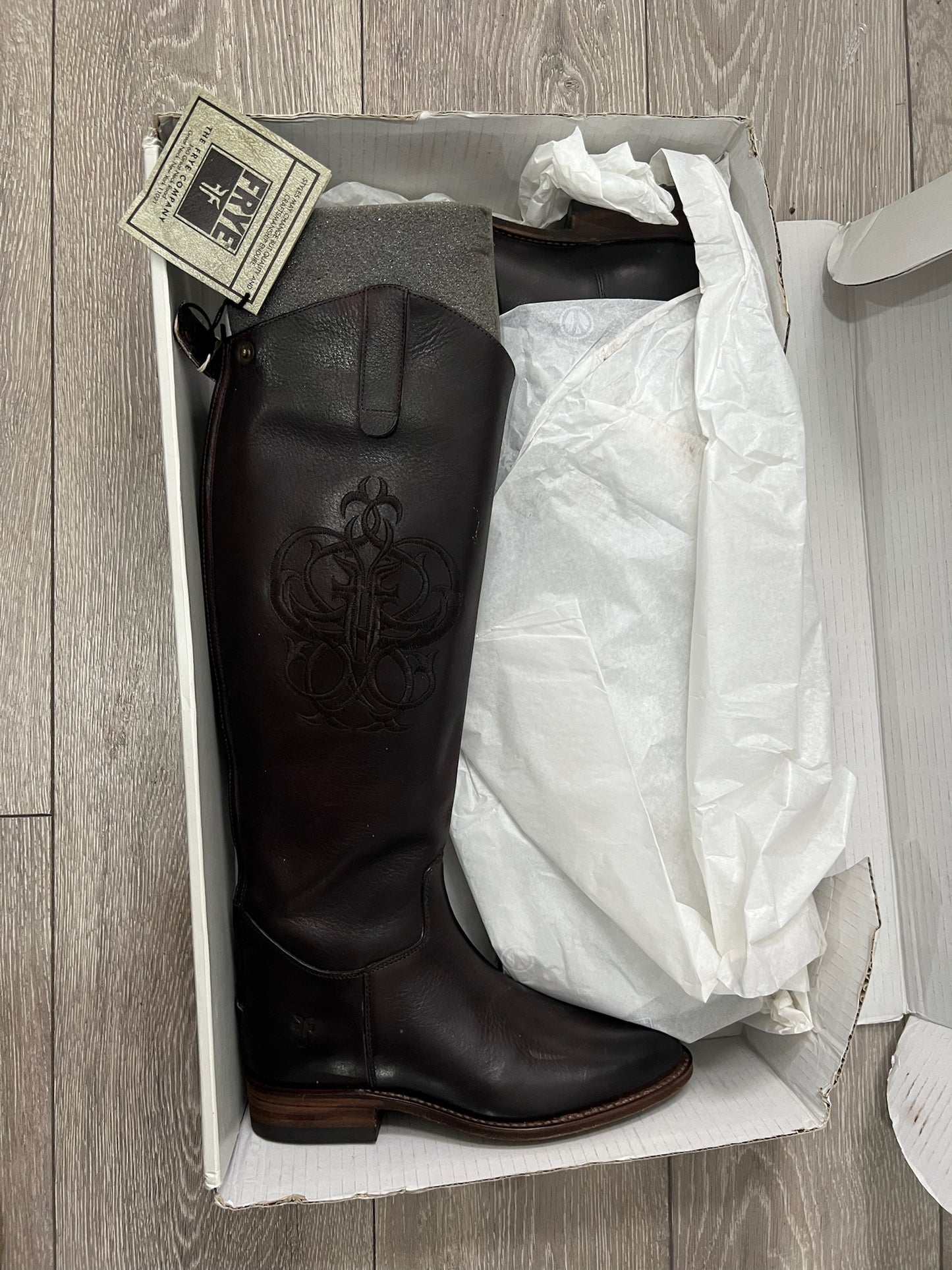 Brown Frye Boots, 38-5