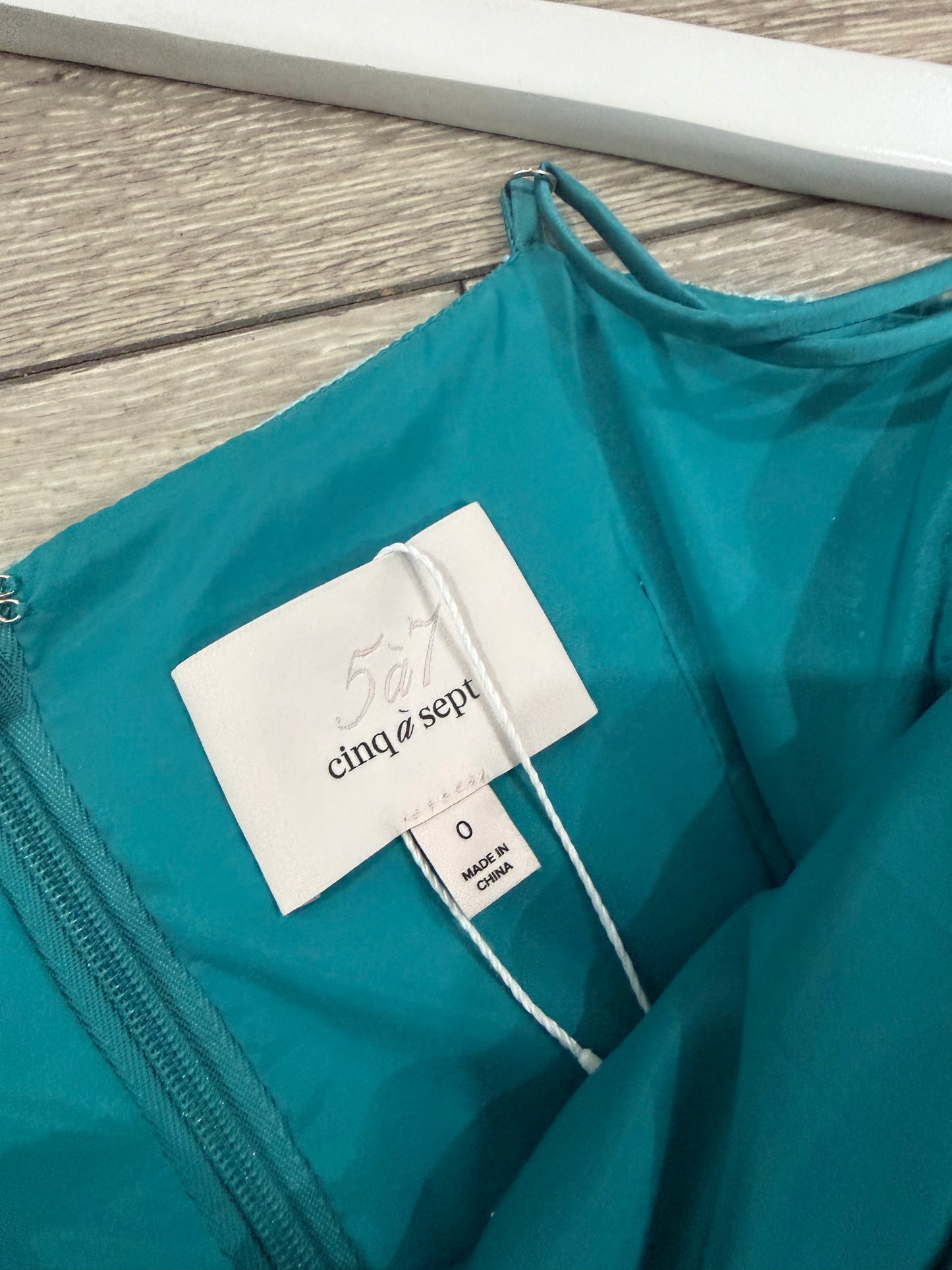 Blue Velvet Cinq a Sept Long Dress, Size UK 6