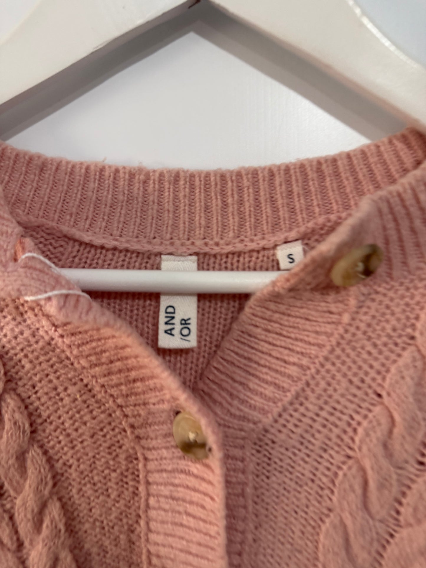 Pink And/Or Cardigan, Small