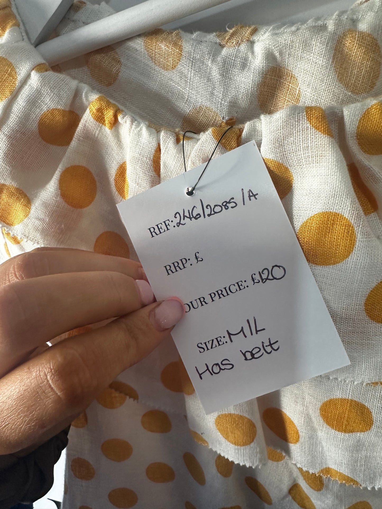 Yellow Lisa Marie Fernandez Dress, Size 10/12
