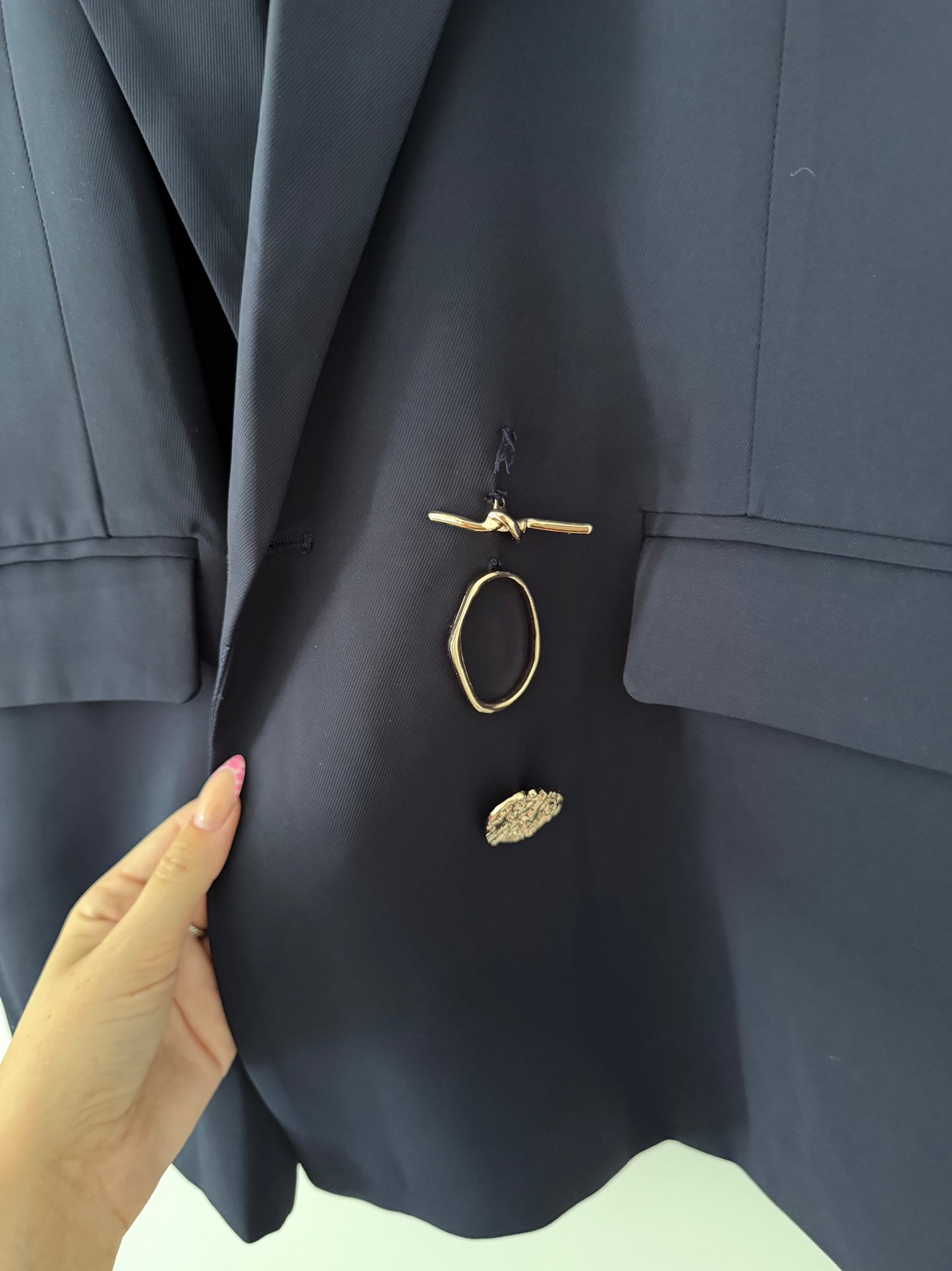 Pre-Loved Navy Rebel Blazer, M