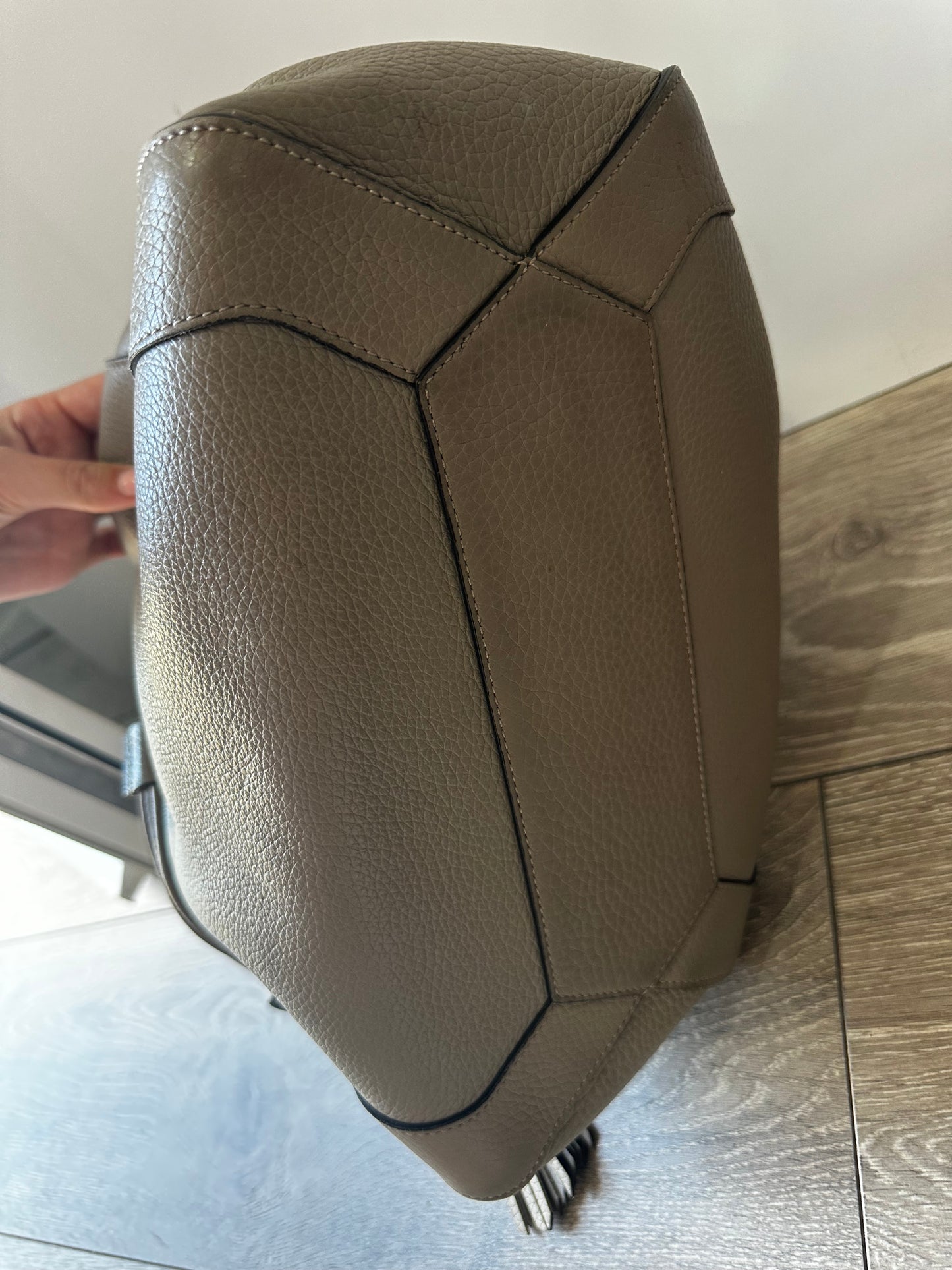 Grey Mulberry Bucket Handbag