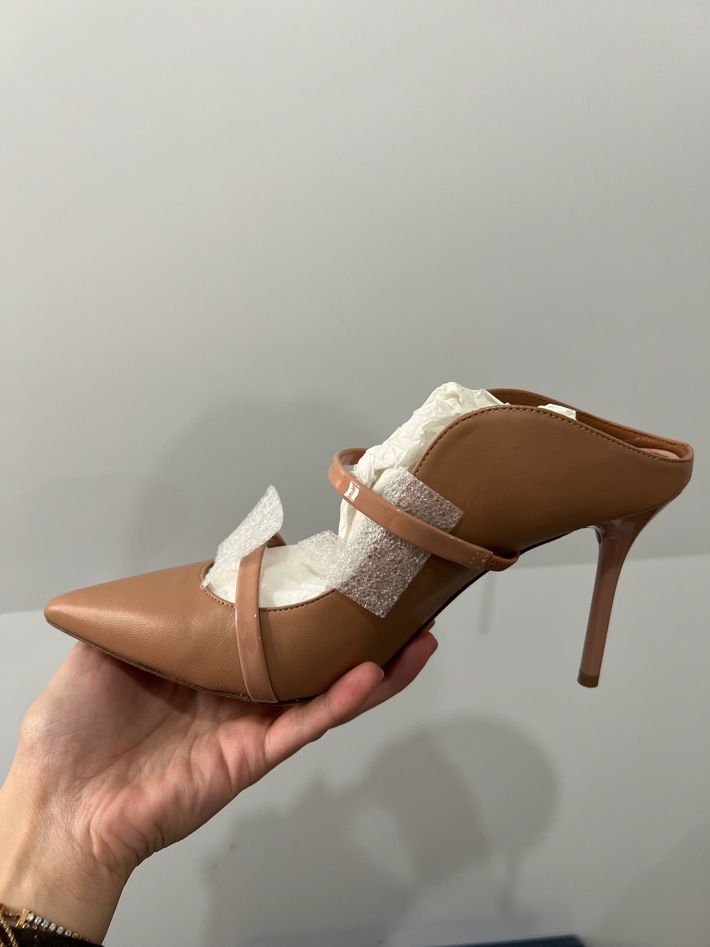 Nude Malone Souliers Heels, 38-5