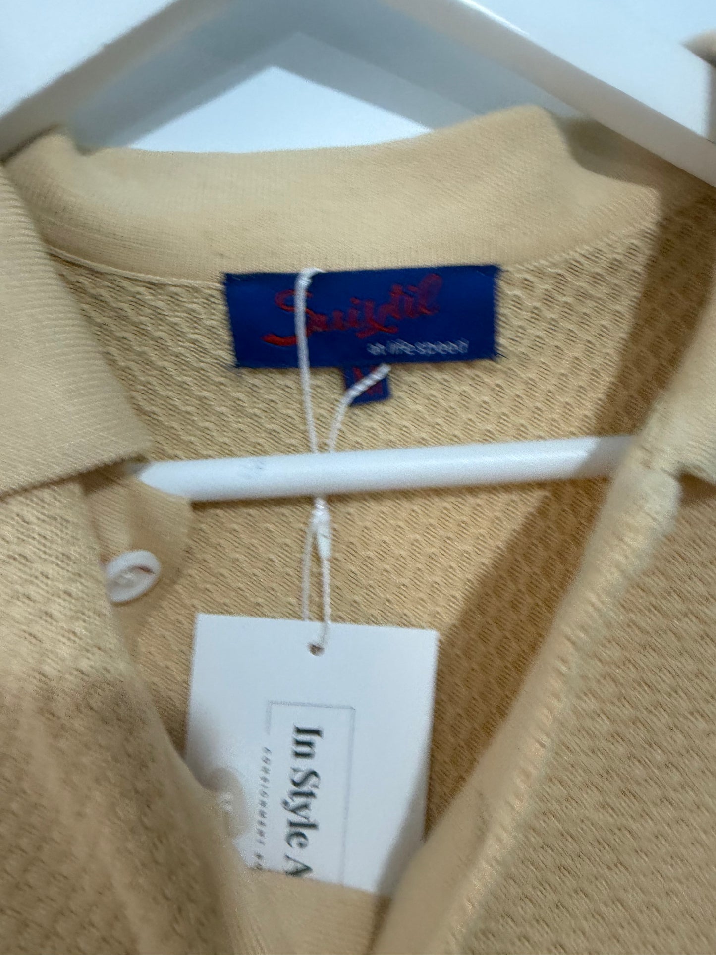 Yellow Suixtil Men’s Polo, Size M