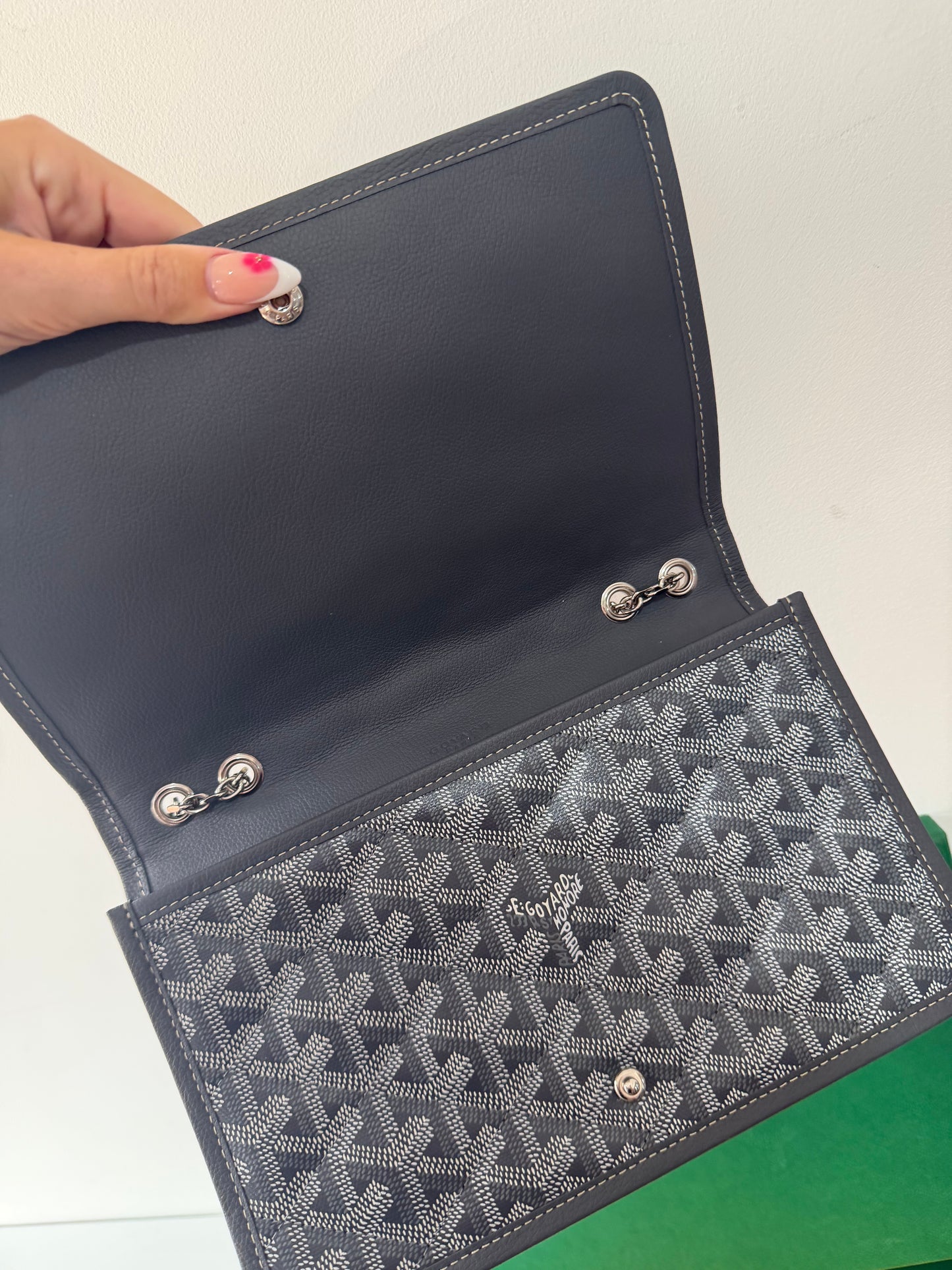 Preloved, Grey Goyard Alexandre III Shoulder Bag, Full Set