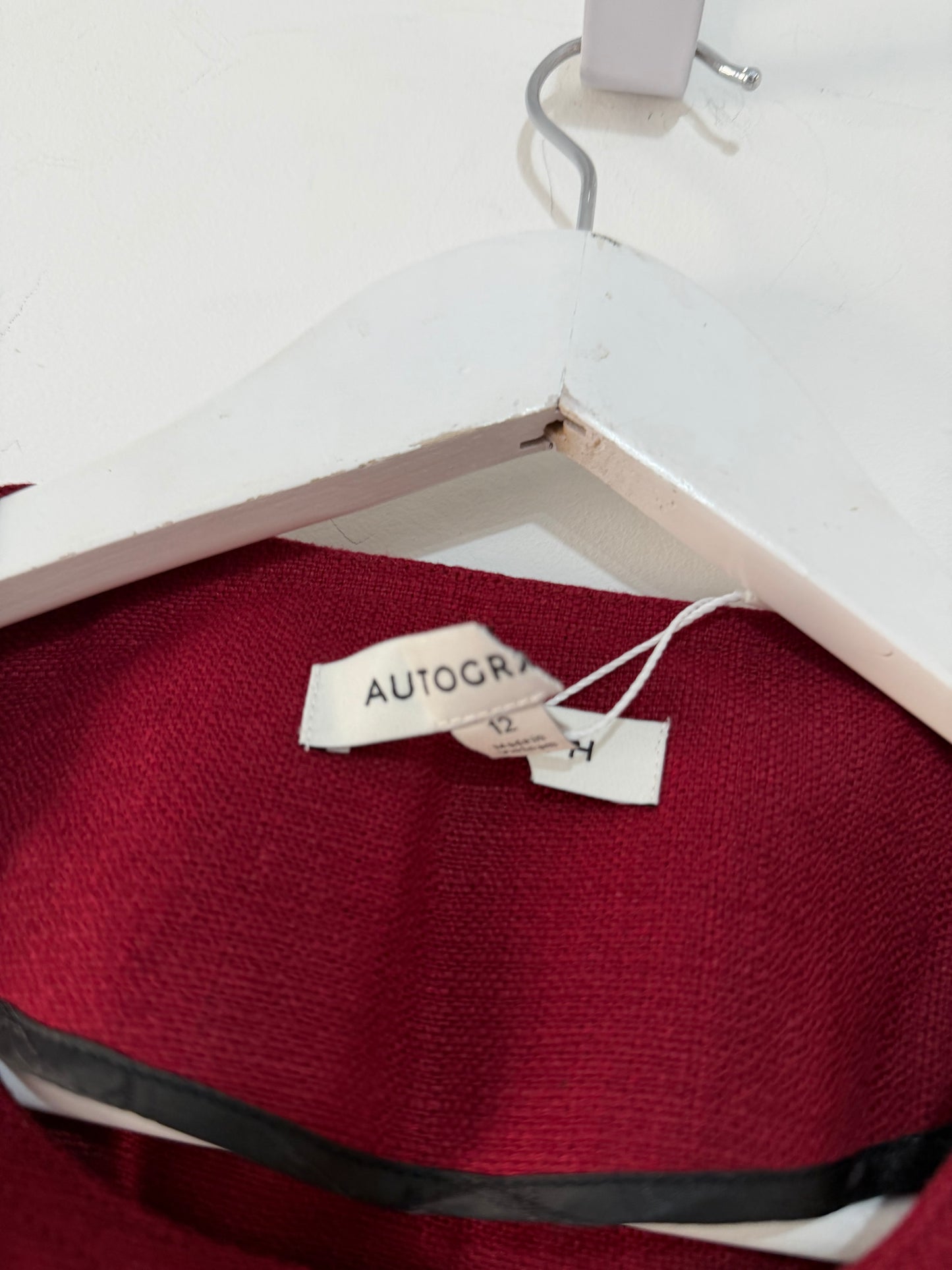 Preloved Burgundy Autograph Waistcoat, 12