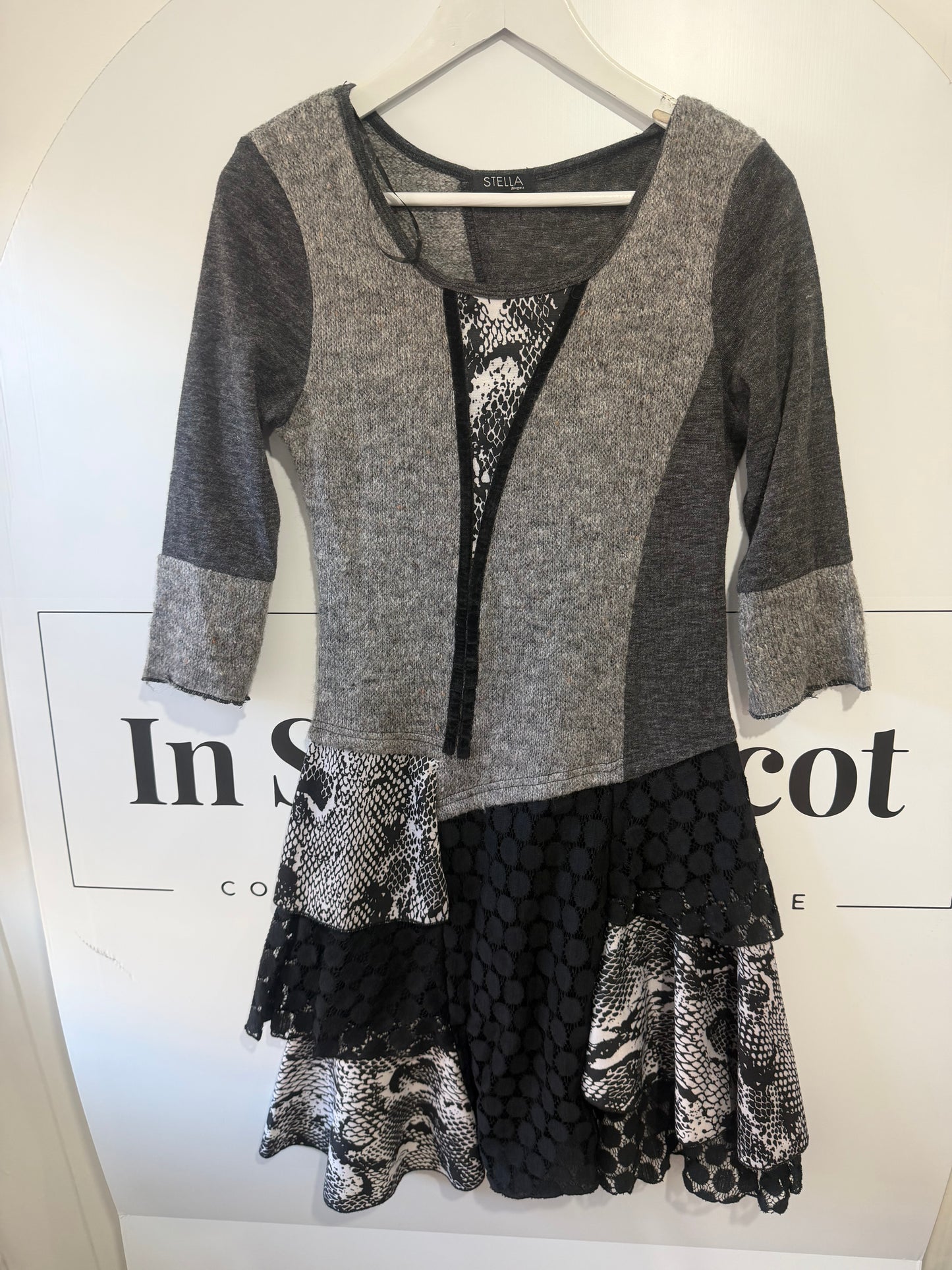 Grey Stella Dress, Small