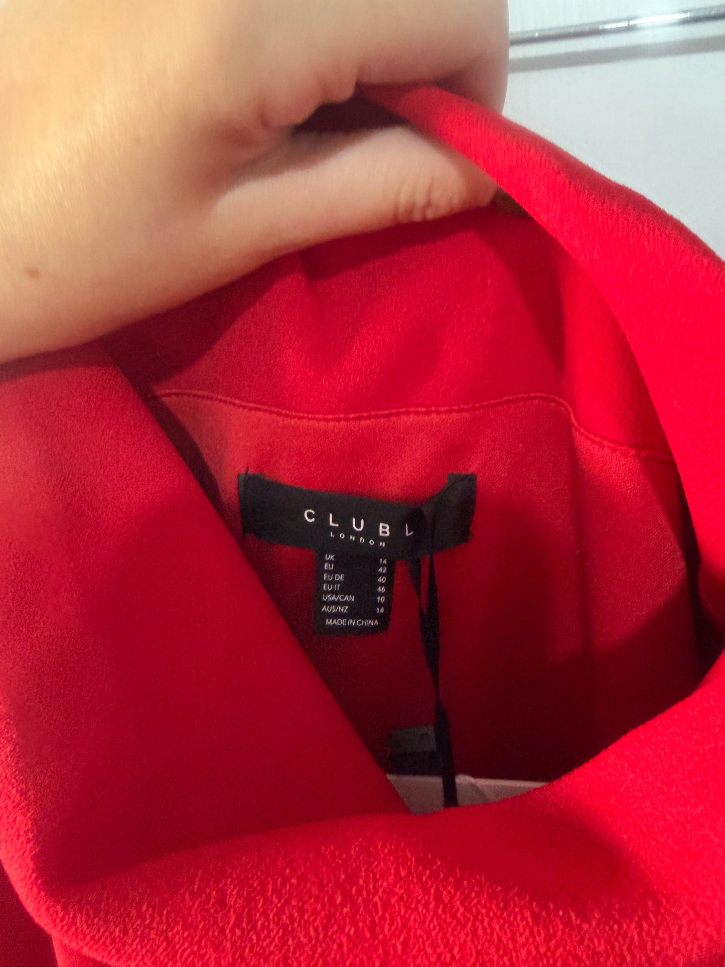 Red Club L Ballgown, Size 14