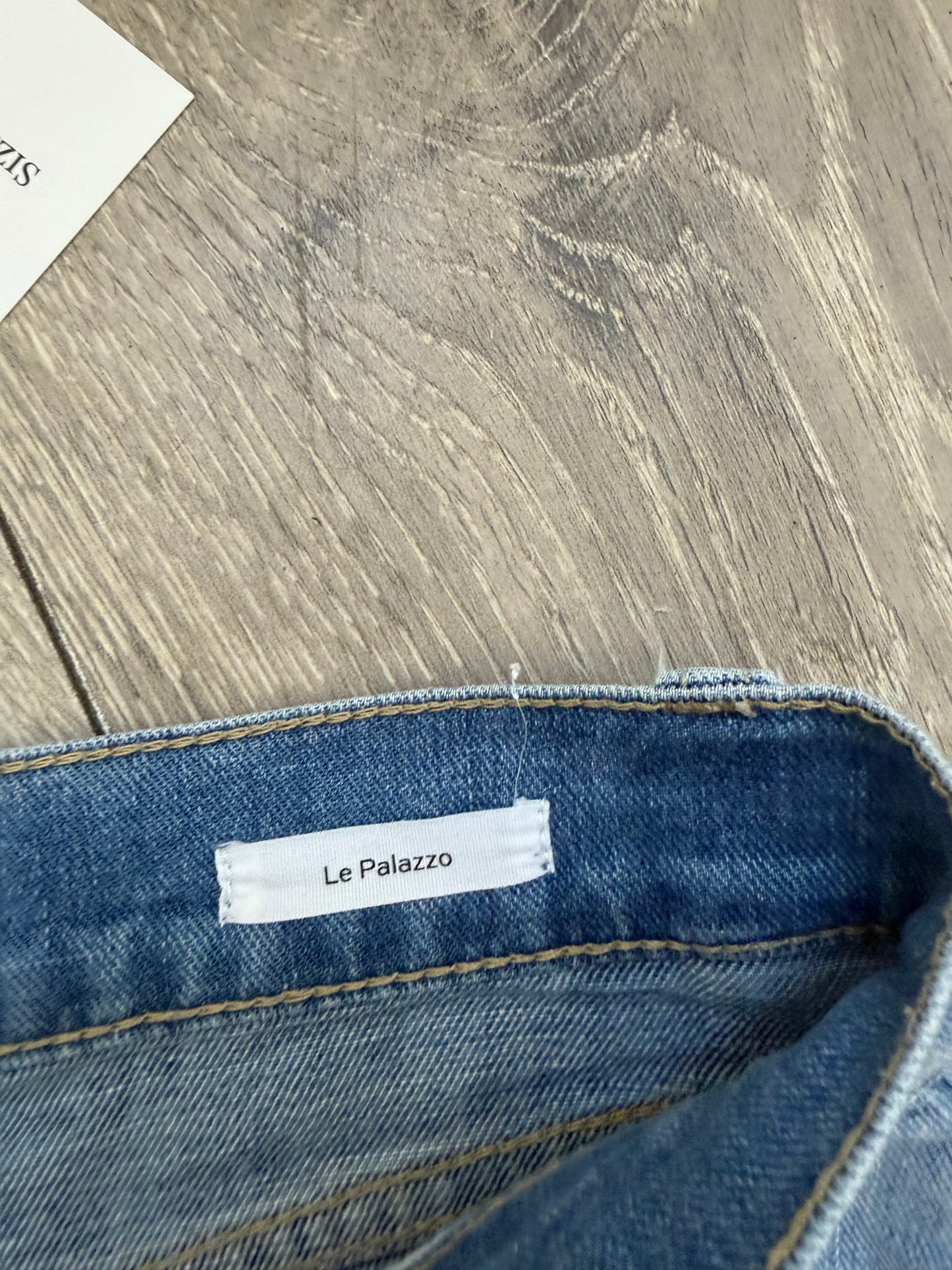 Preloved Blue Frame Jeans, 28