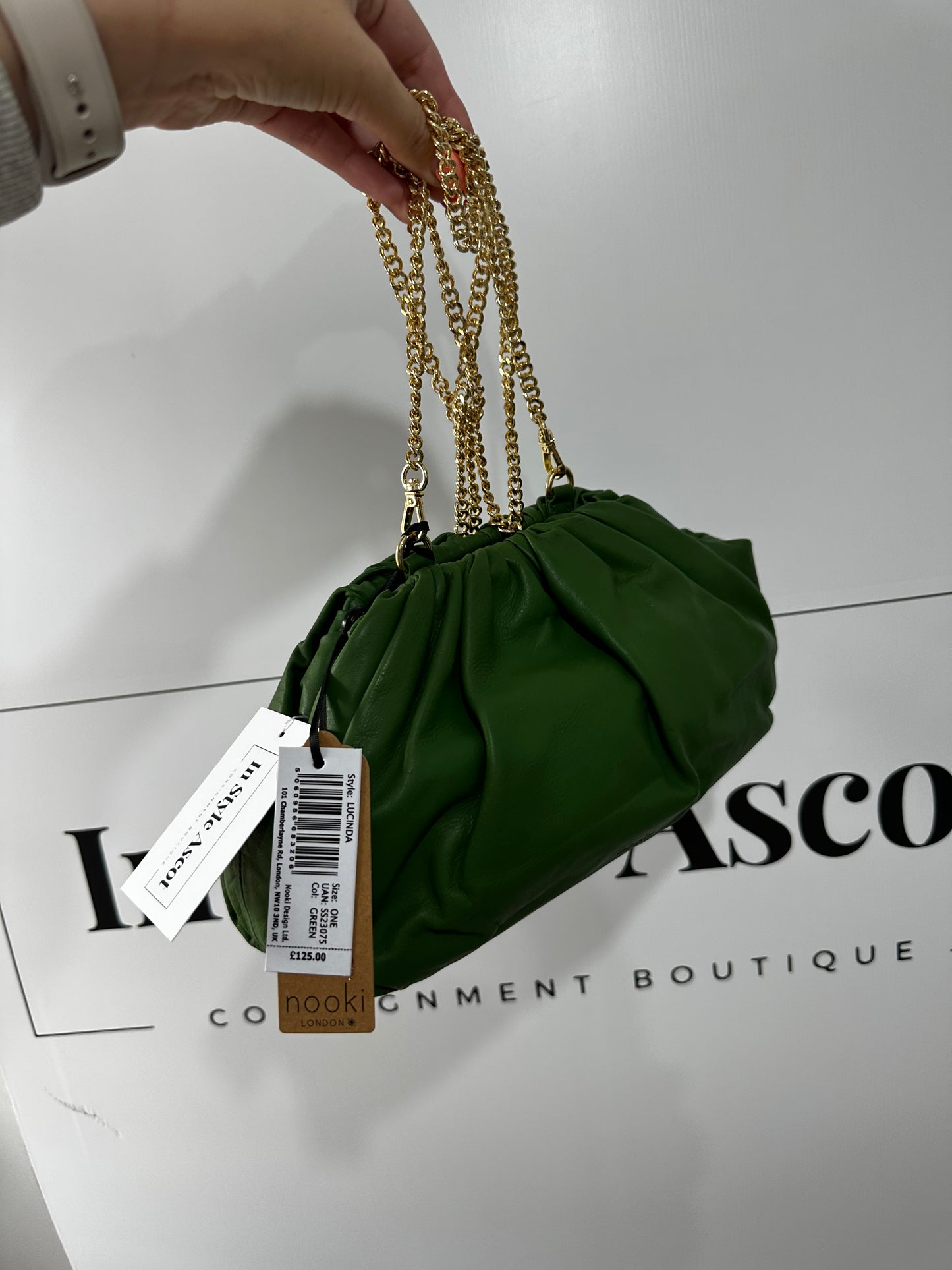 Green Nooki Crossbody Bag
