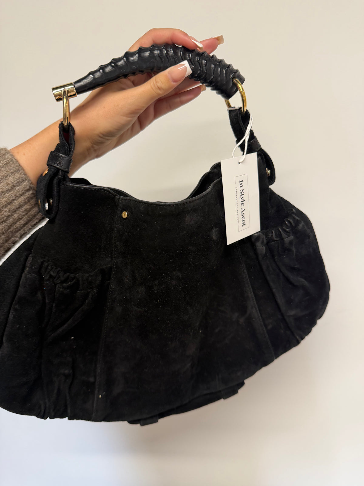 Preloved YSL Yves Saint Laurent Handbag Black