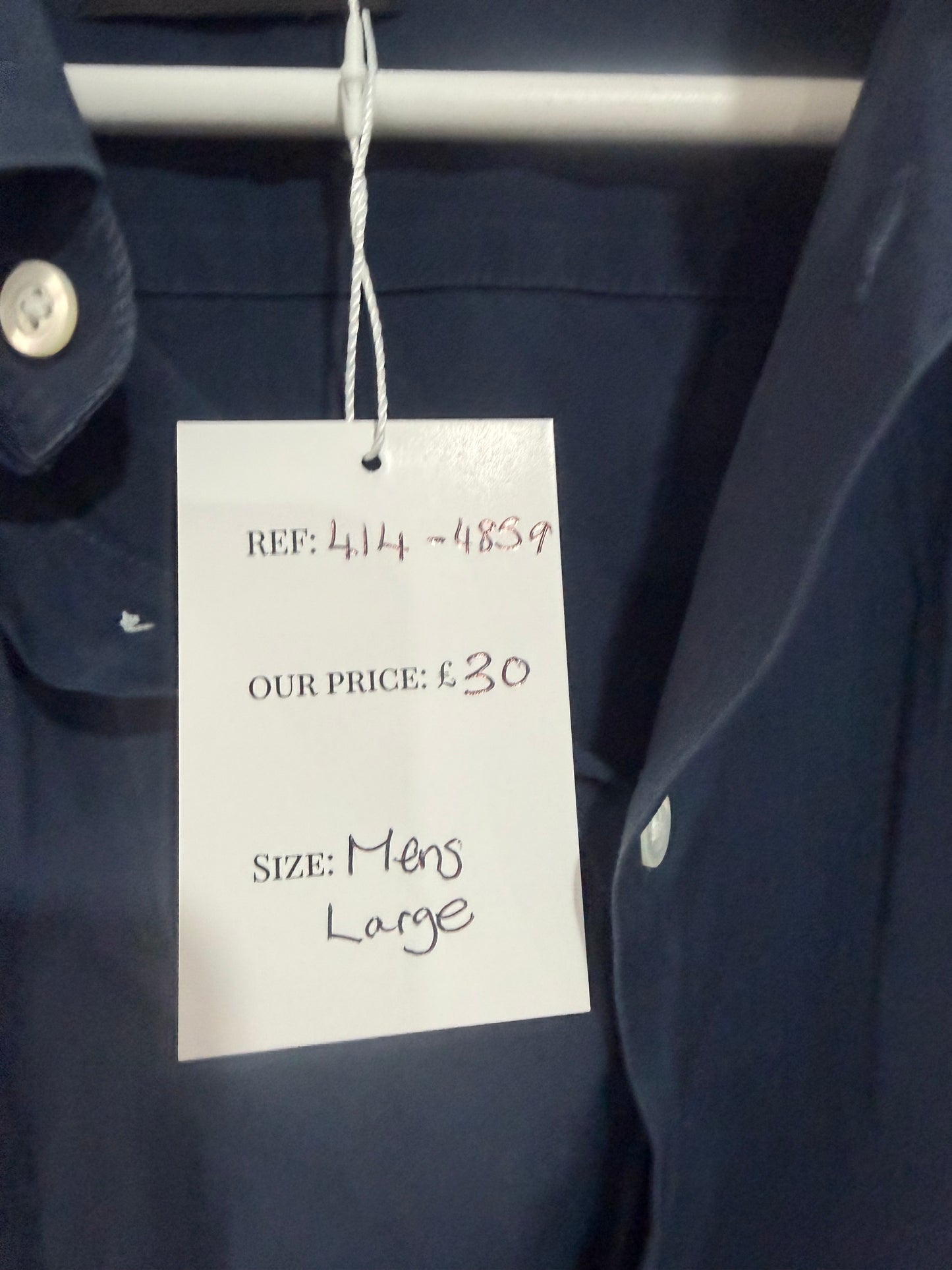 Navy Joseph Men’s Shirt, Men’s 42