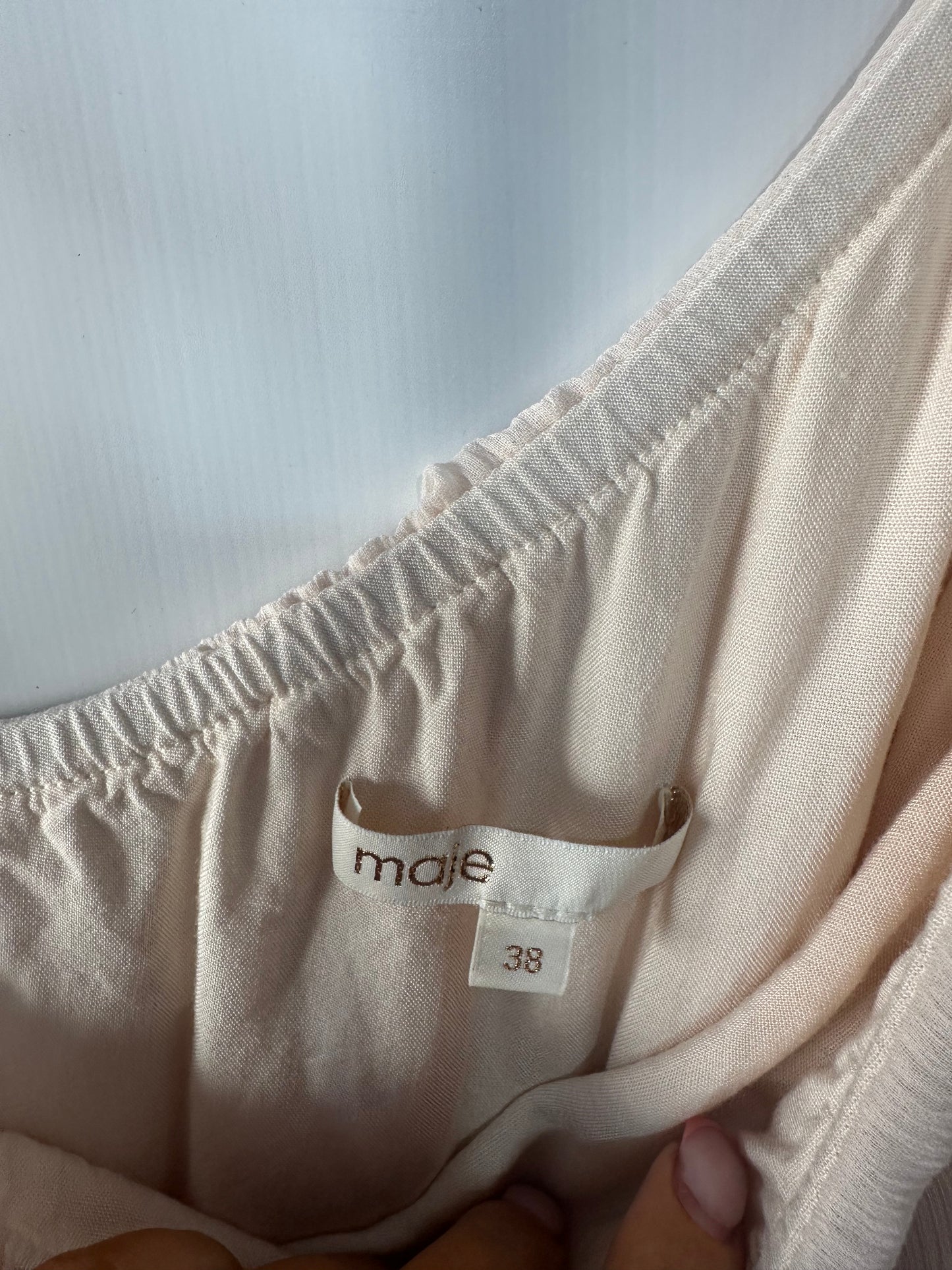 Nude Maje One Shoulder Dress, Size 10
