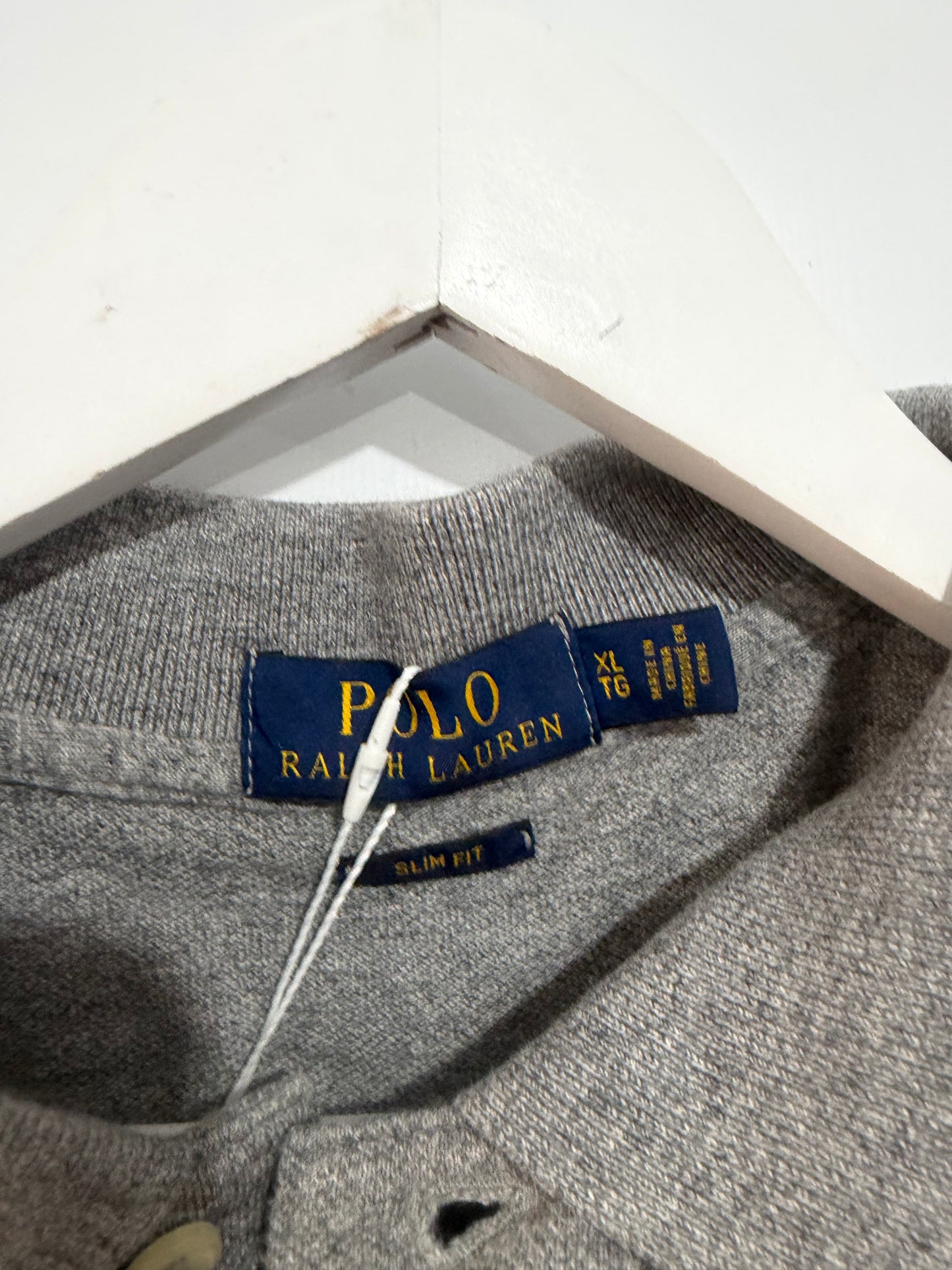 Grey Polo Ralph Lauren Men’s Polo, Size XL