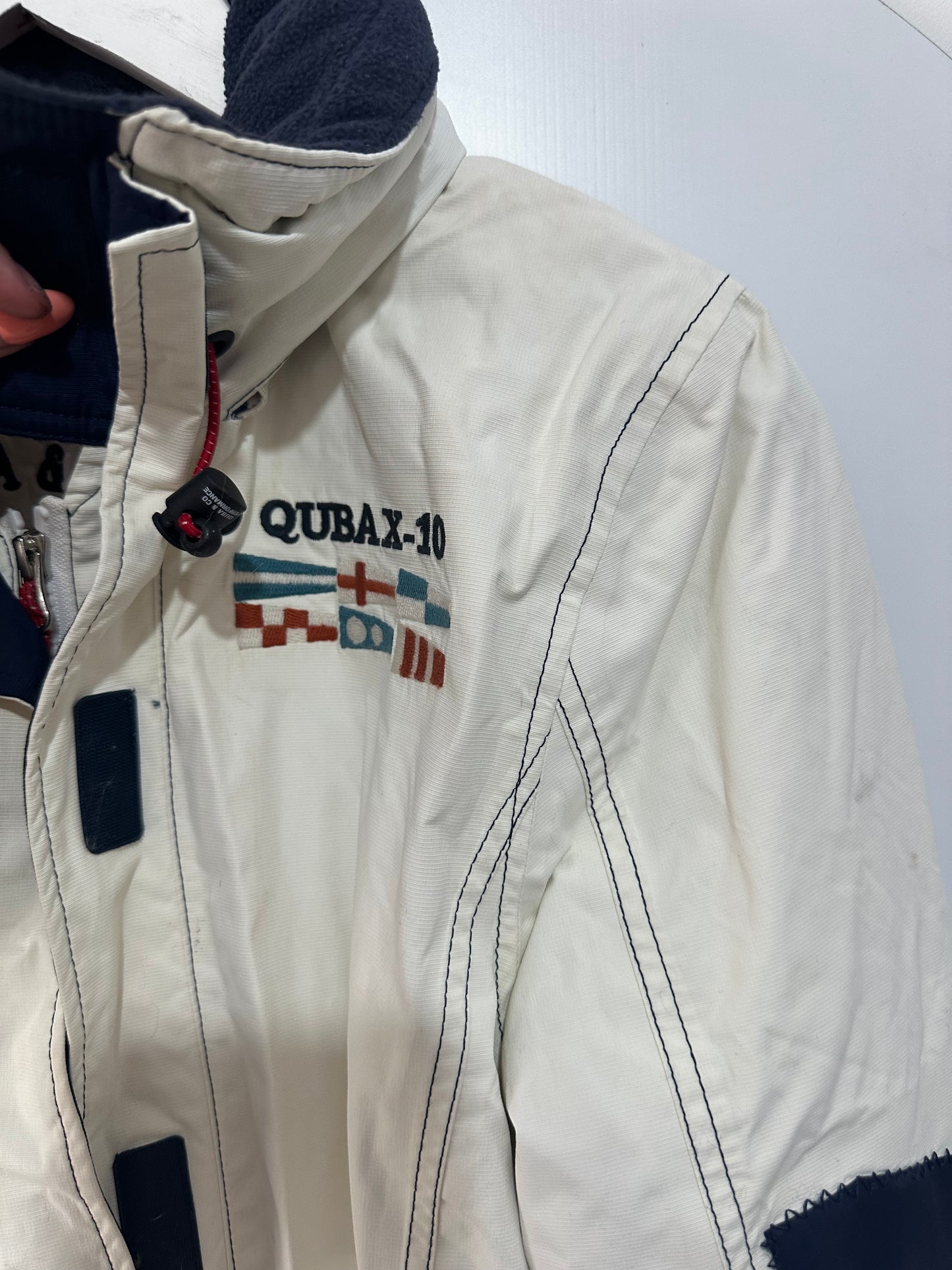 White Quba Coat, Size S/M