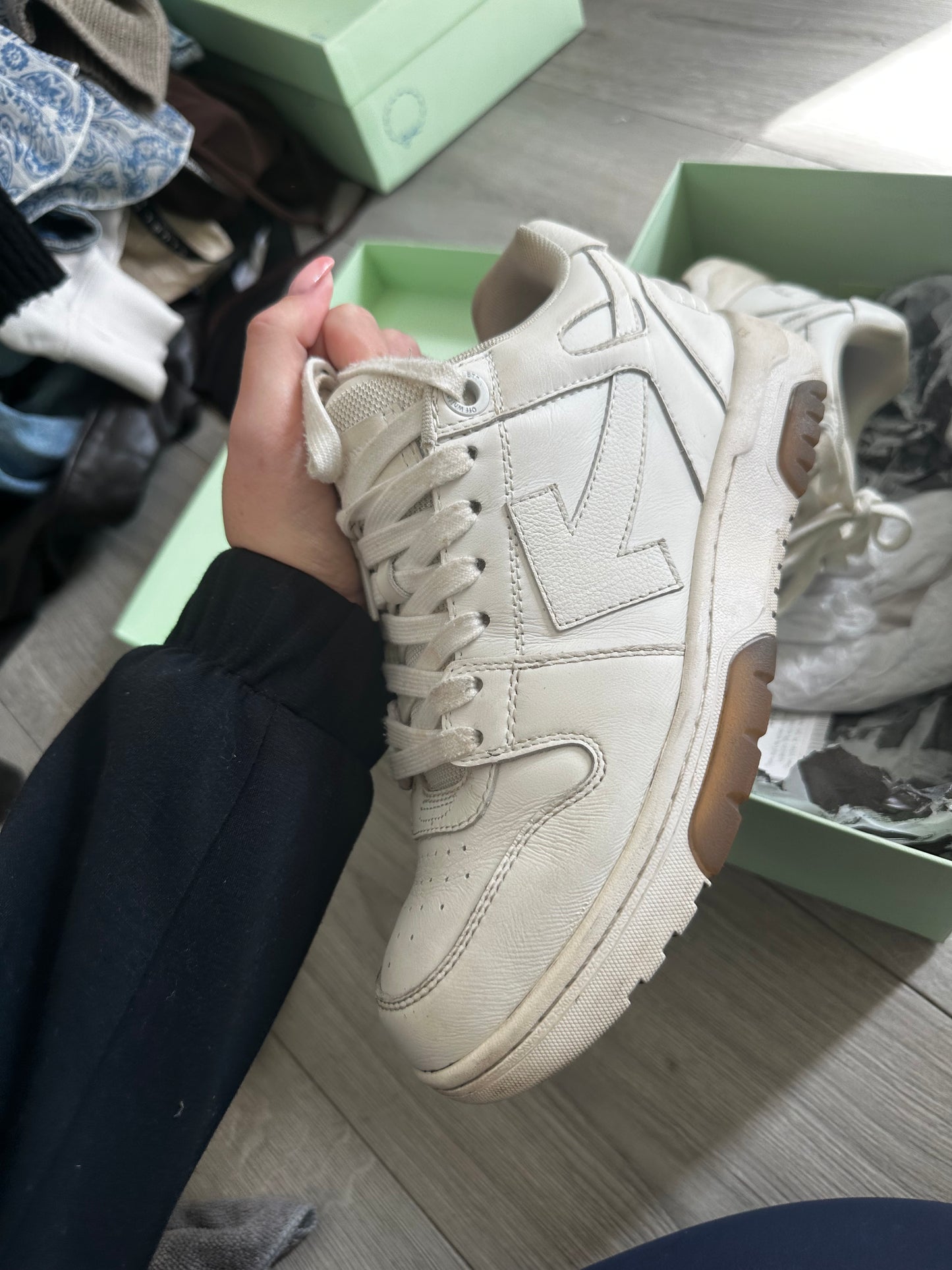 White Off White Trainers, 6