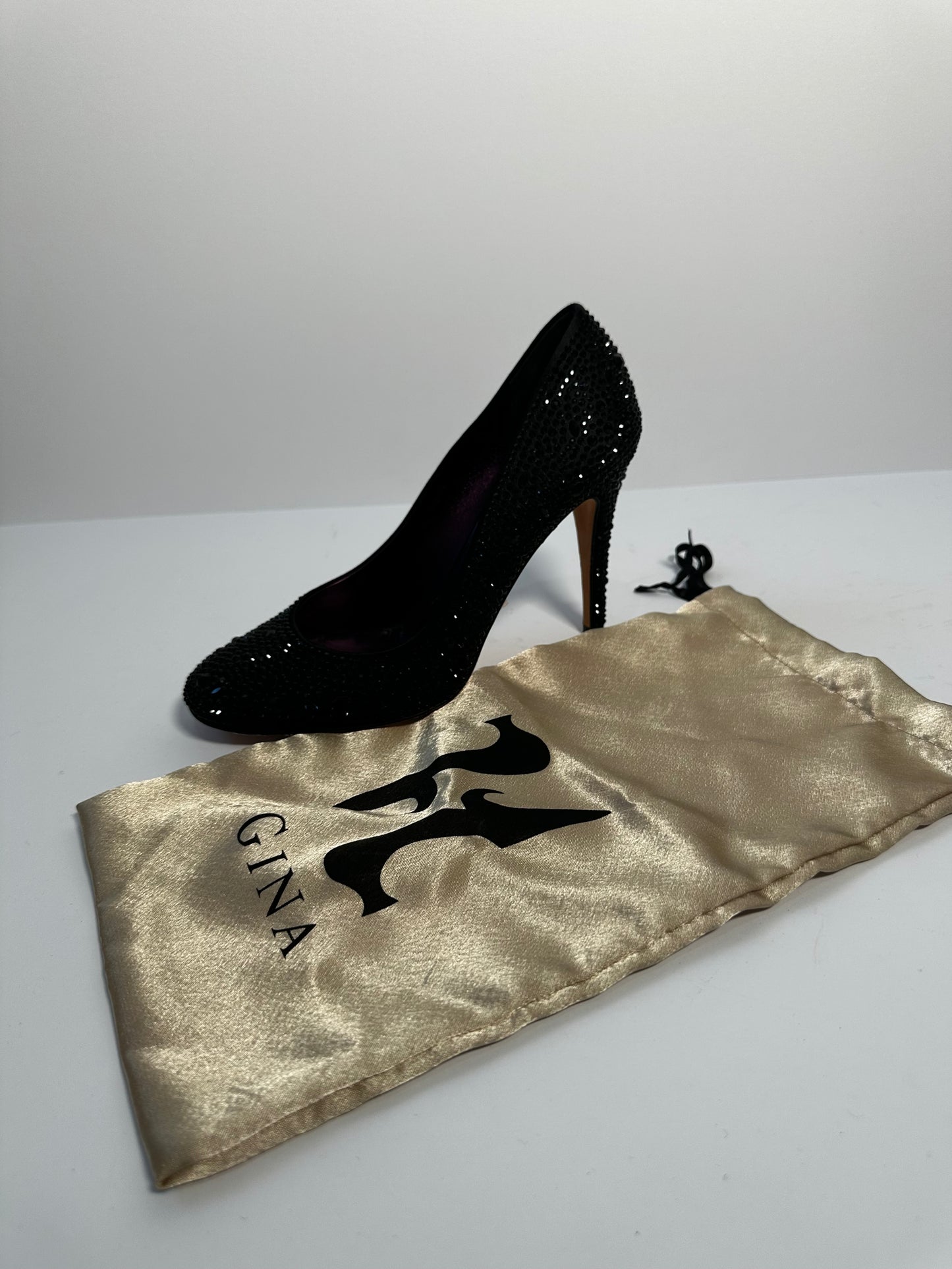 Black Gina Heels, 6