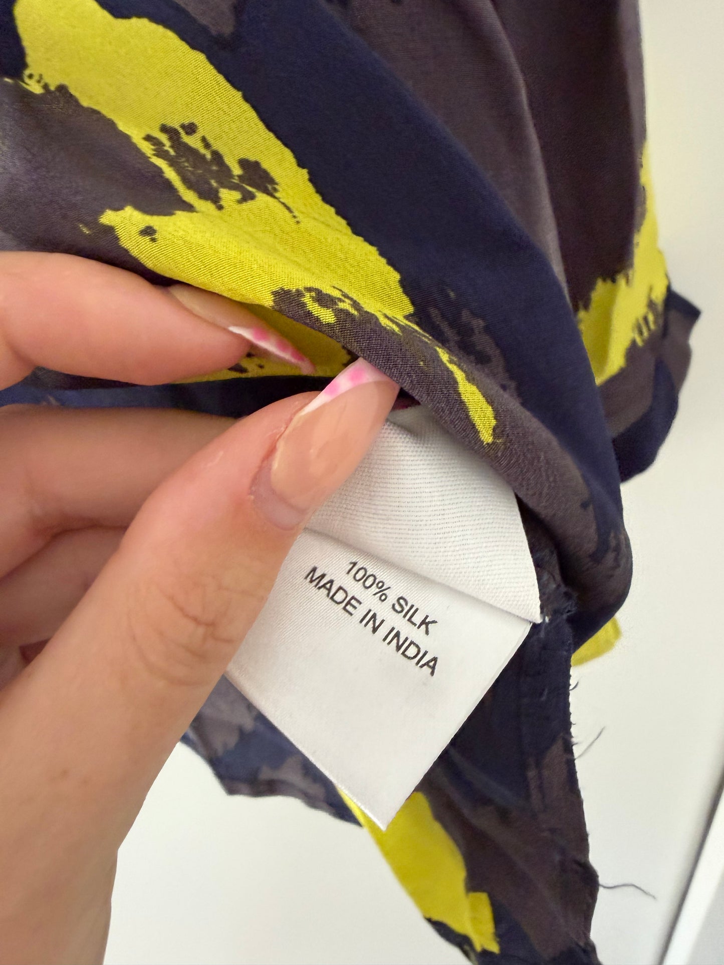 Pre-loved Patterned Grey Mercy Delta Blouse, L