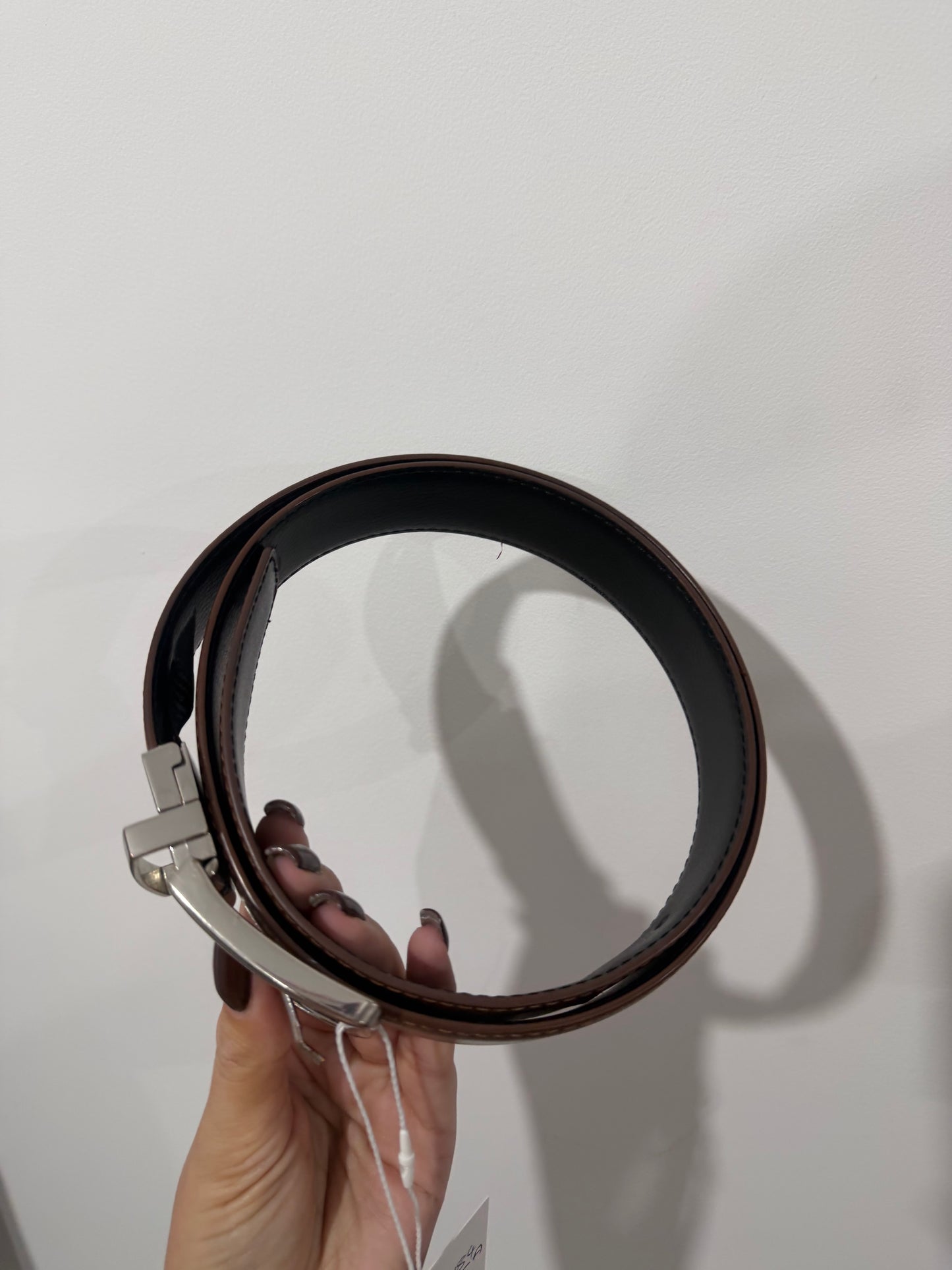 Brown Gianni Feraud Belt, Size Medium