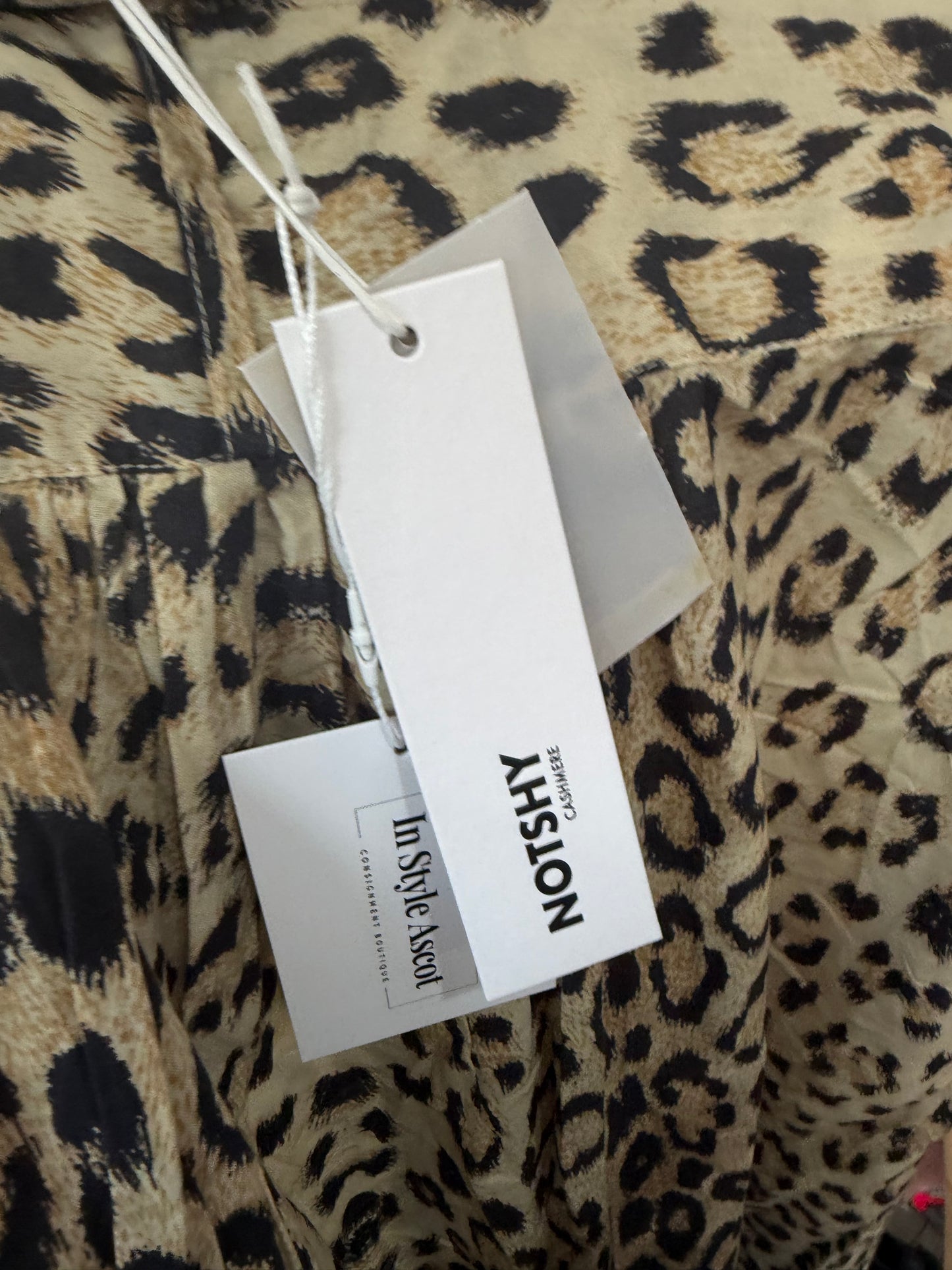 Preloved Leopard BNWT Notshy Shirt, M