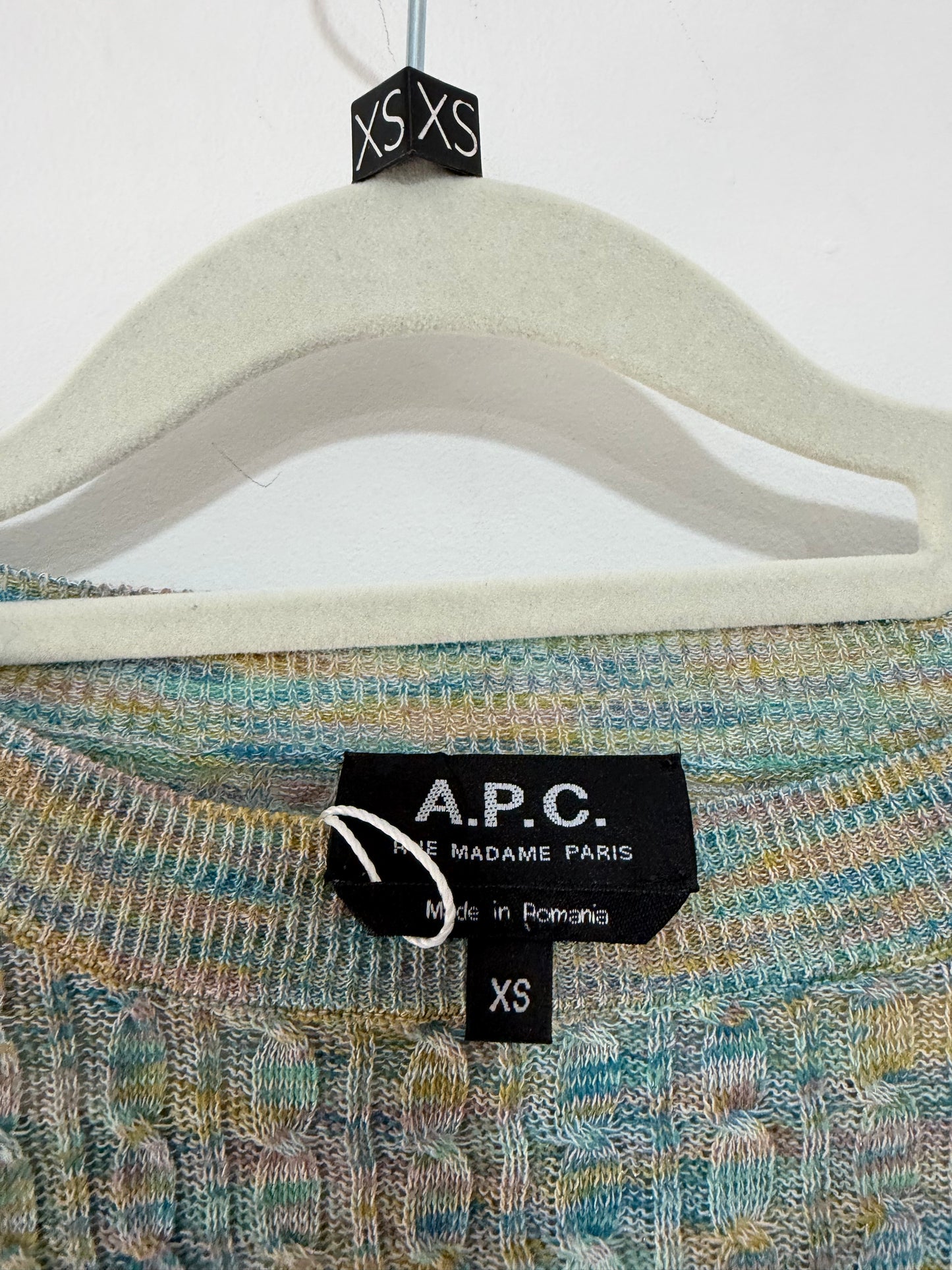 Preloved, Blue A.P.C. Jumper, UK 6