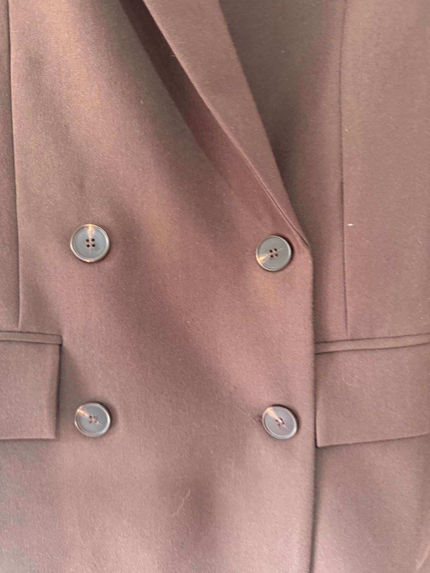 Preloved Chocolate Brown Anthropologie Blazer, Size XS Oversized