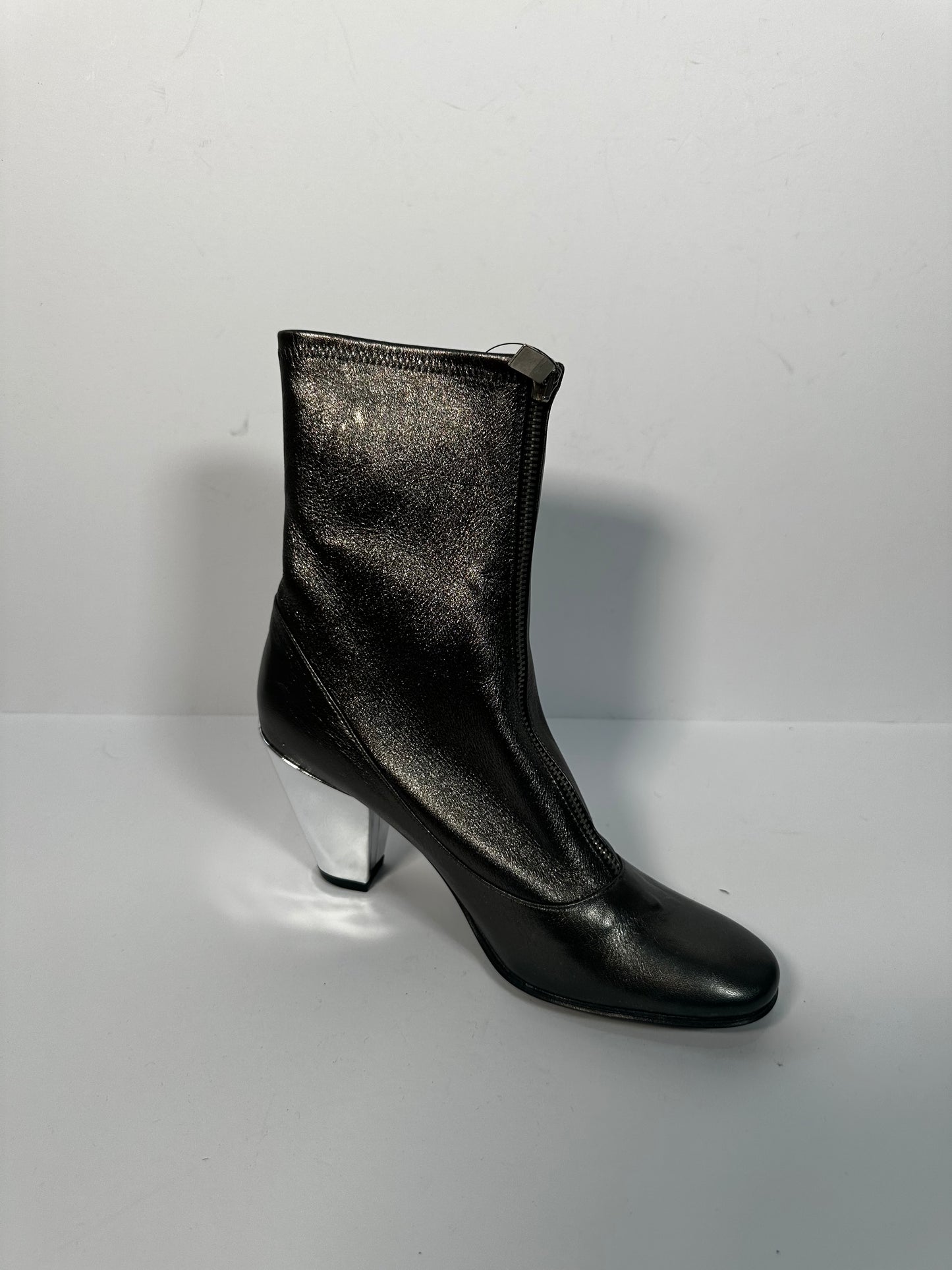 Silver Biba Ankle Boots, 6