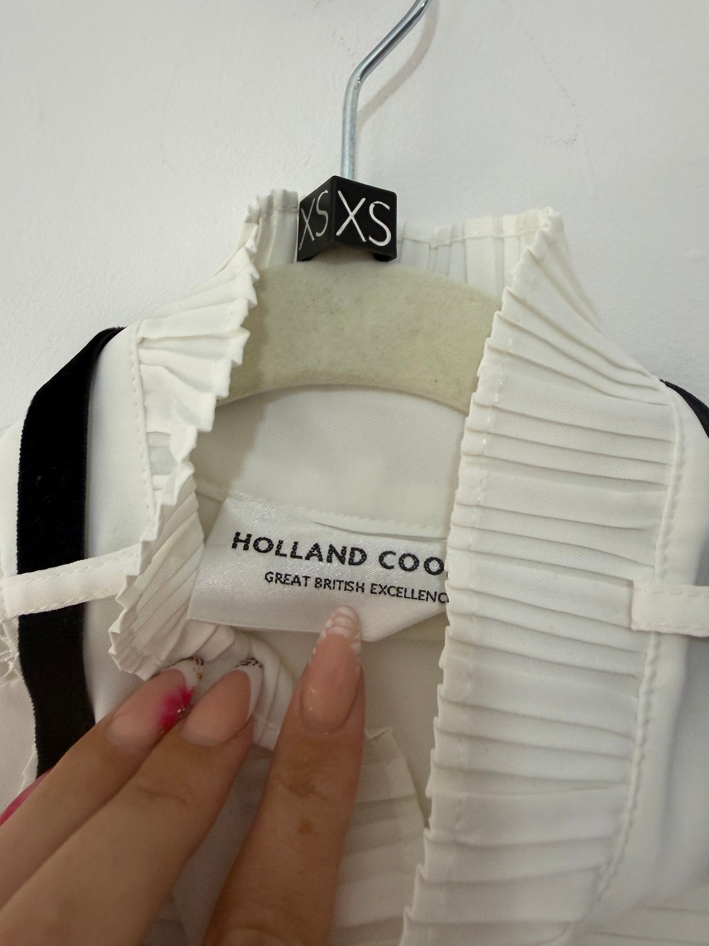 Preloved, BNWT White Holland Cooper Blouse Shirt, Size 6 (6-8)