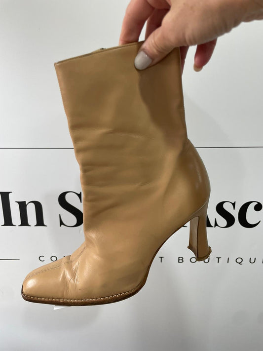 Beige Pura Lopez Boots, 4