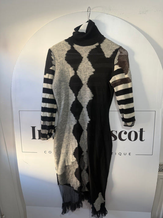 Multi Roberta Scarpa Dress, Small