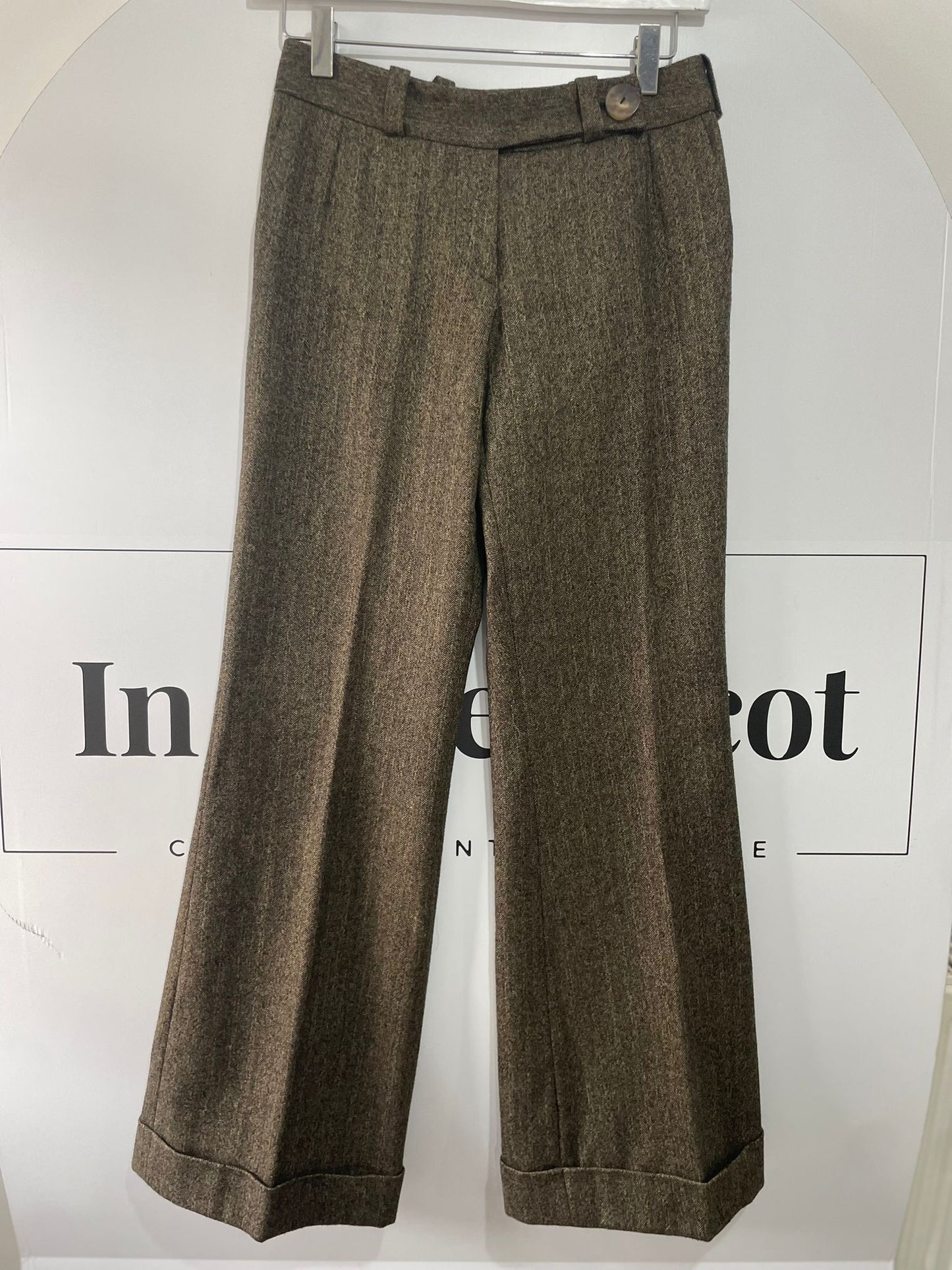 Beige Little London Trousers, Small