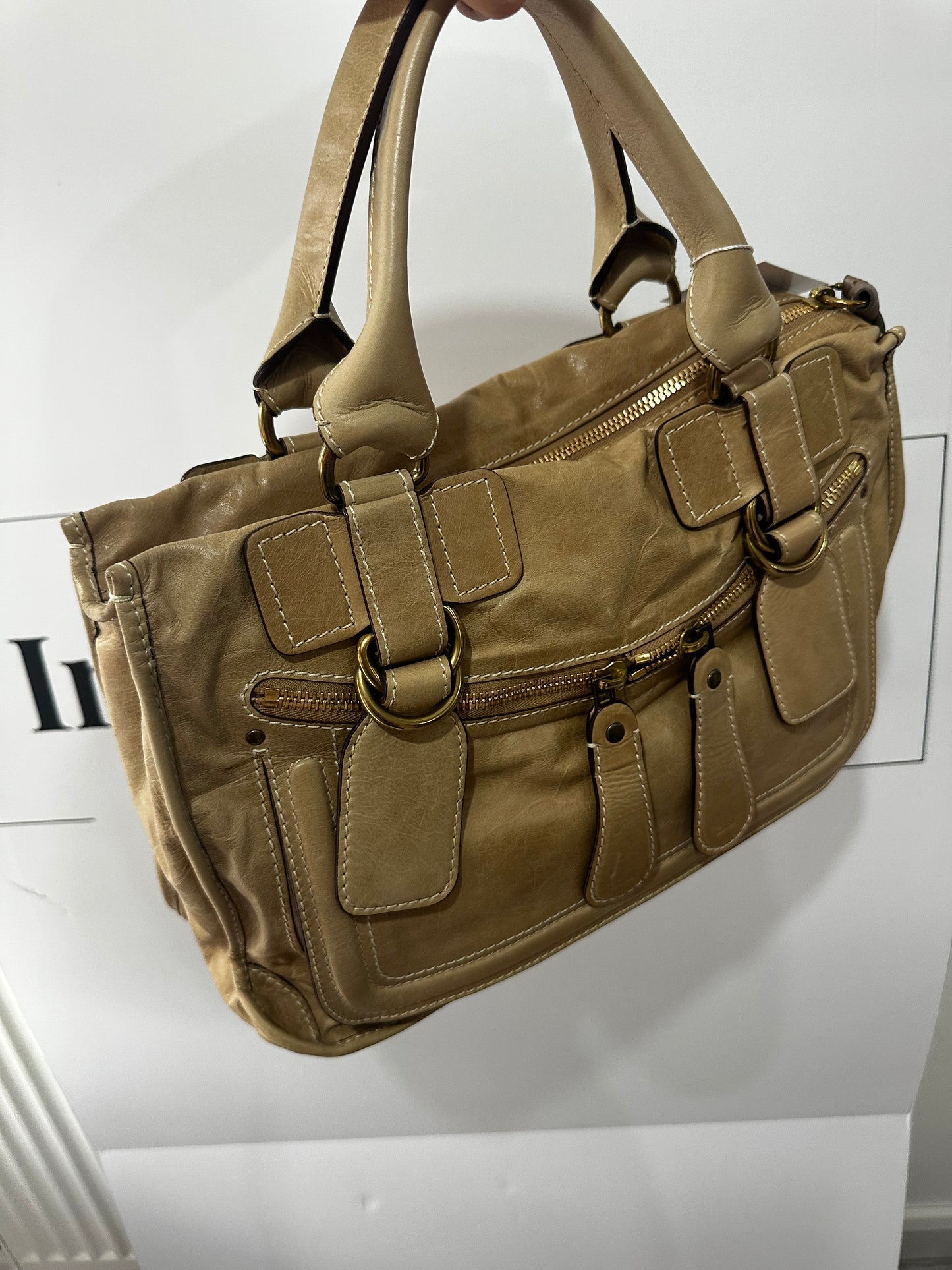 Beige Vintage Chloé Handbag
