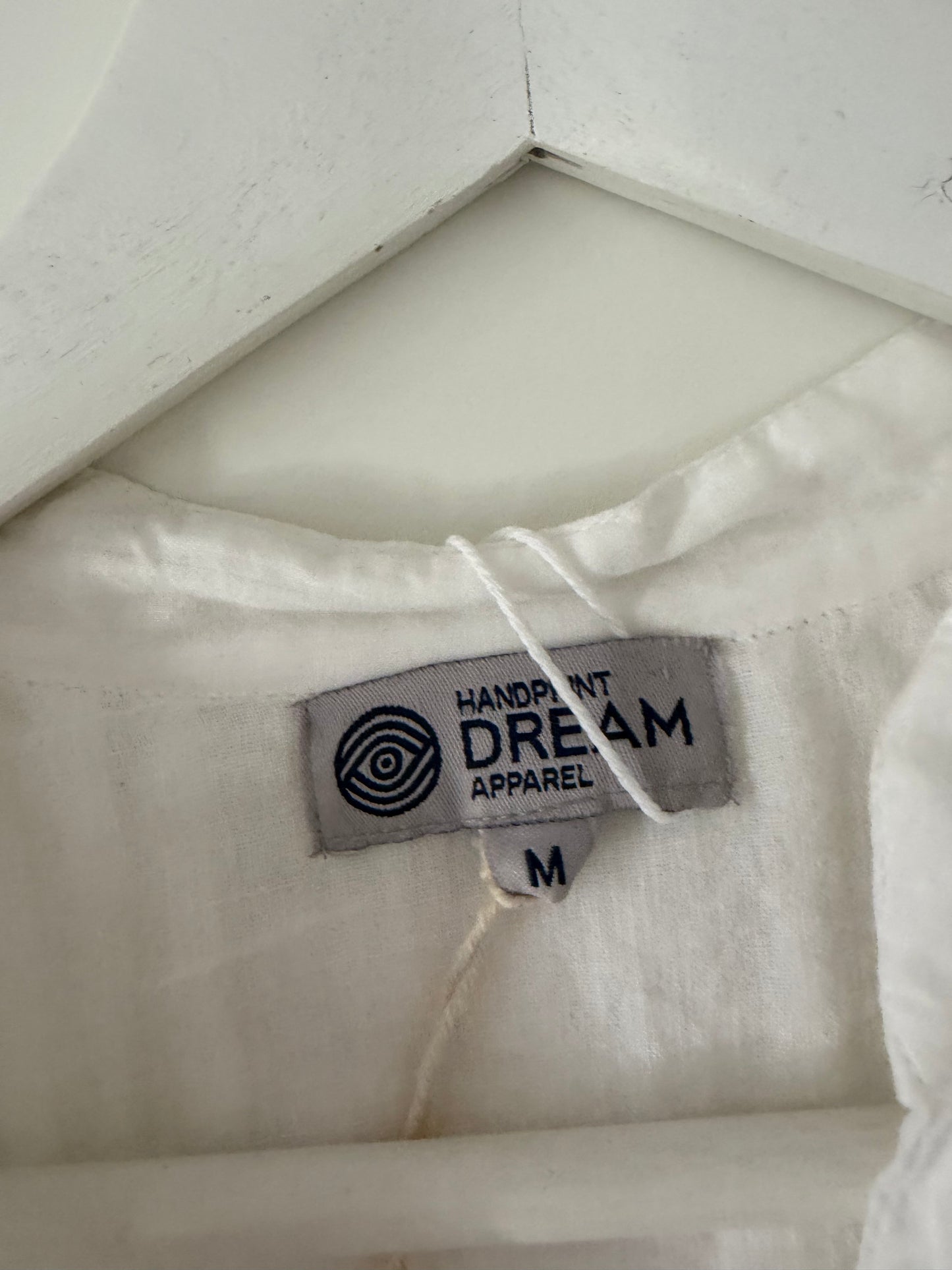 Pre-Loved White Handprint Dream Dress, M