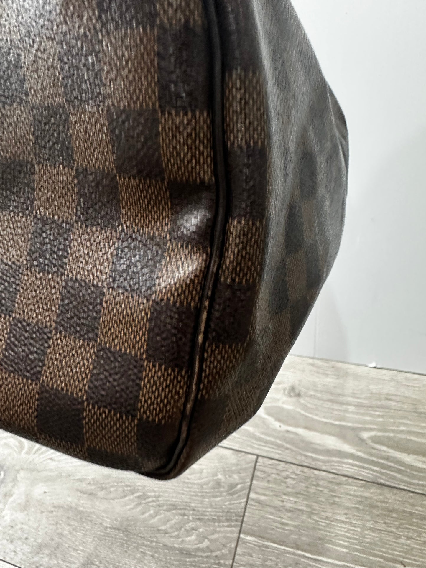 Brown Daimer Louis Vuitton Speedy 30 Handbag, 30