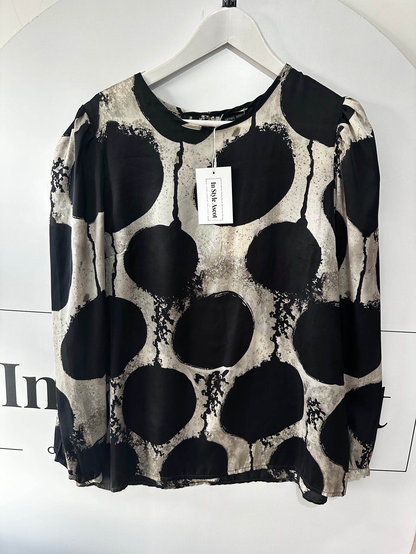 James Lakeland Silk Top, Size M