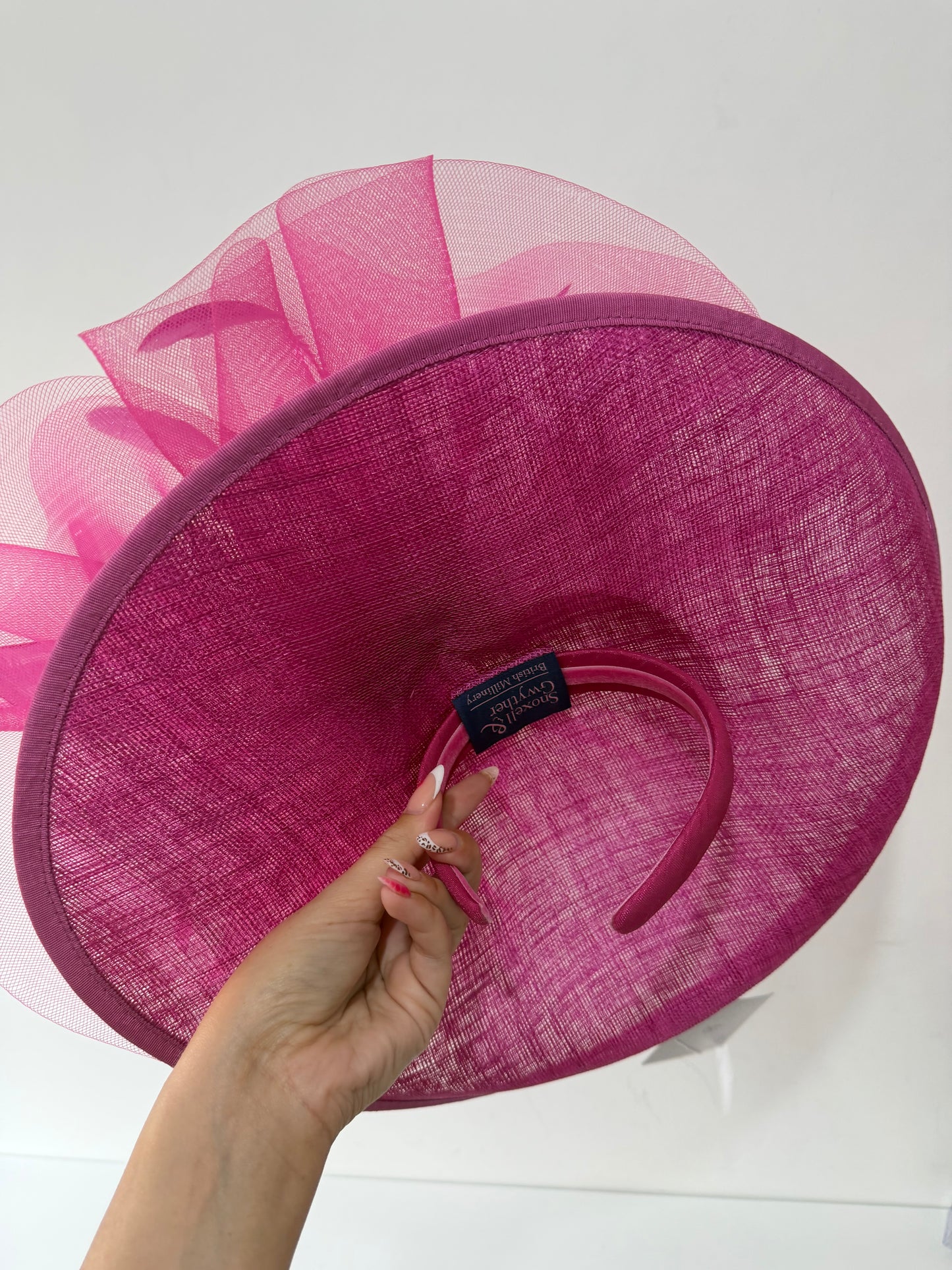 Preloved, Pink, NEW Snoxell & Gwyther Fascinator/Hat, Ascot Races