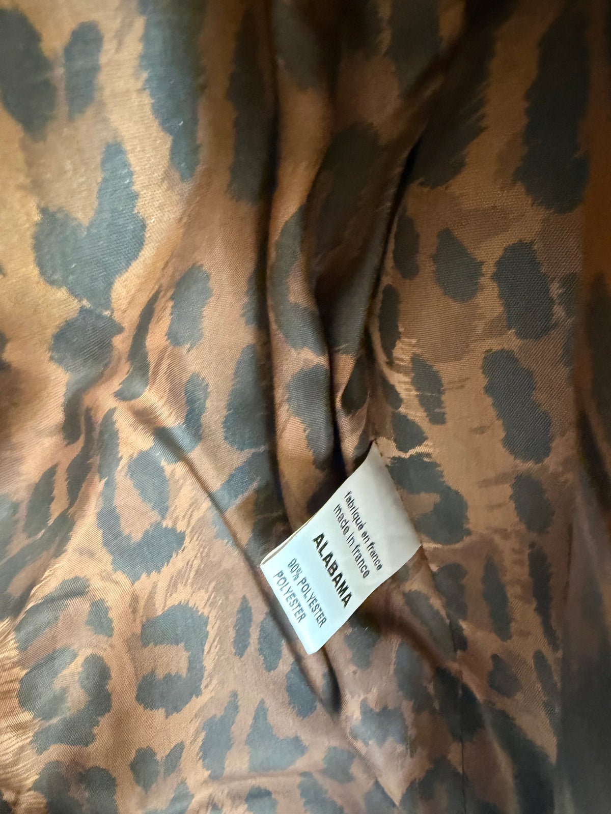 Preloved John Galliano Coat, Size Medium Brown